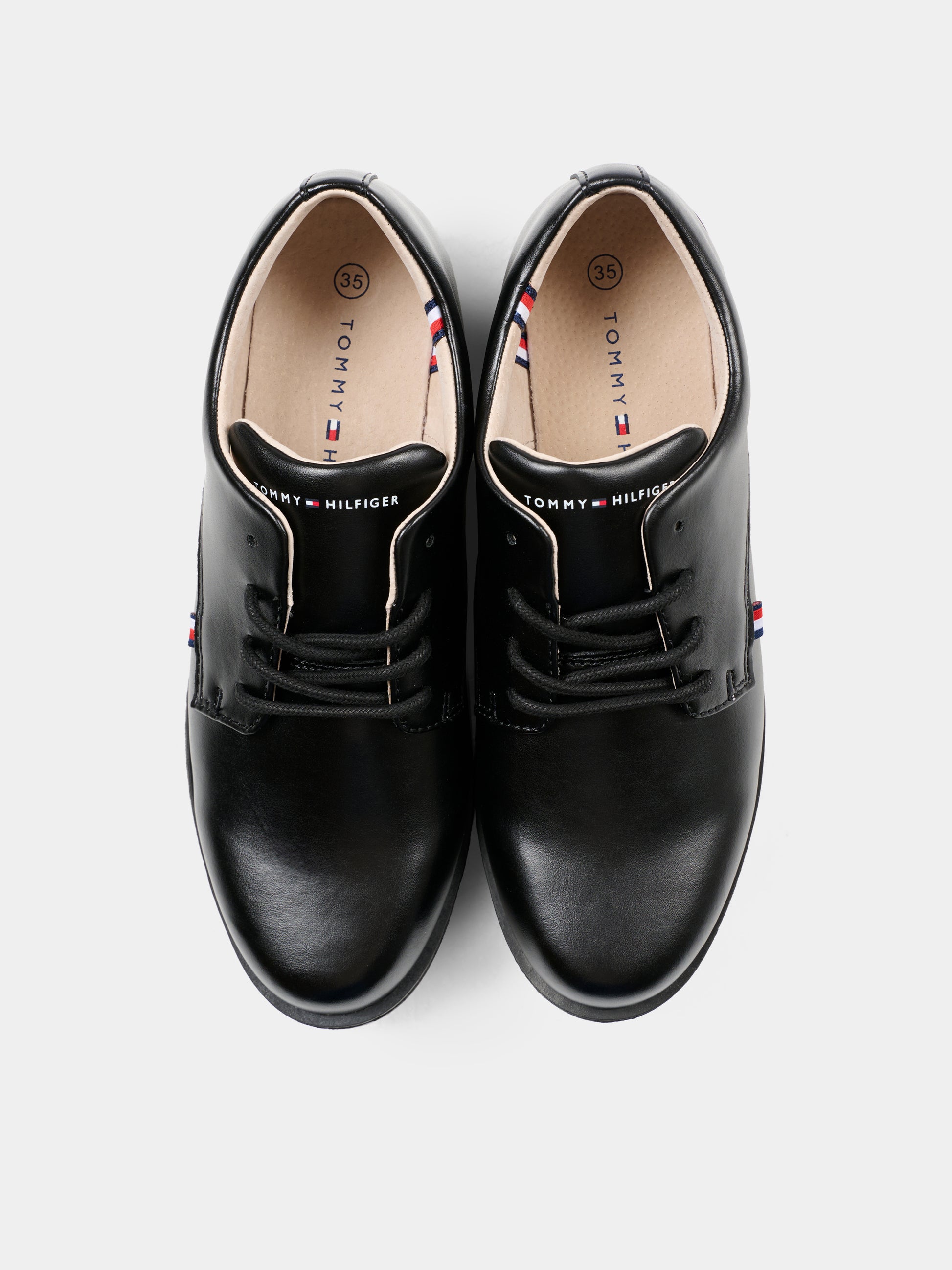 Stringate nere per bambino con logo,Tommy Hilfiger Junior,T3B4 33174 1355999