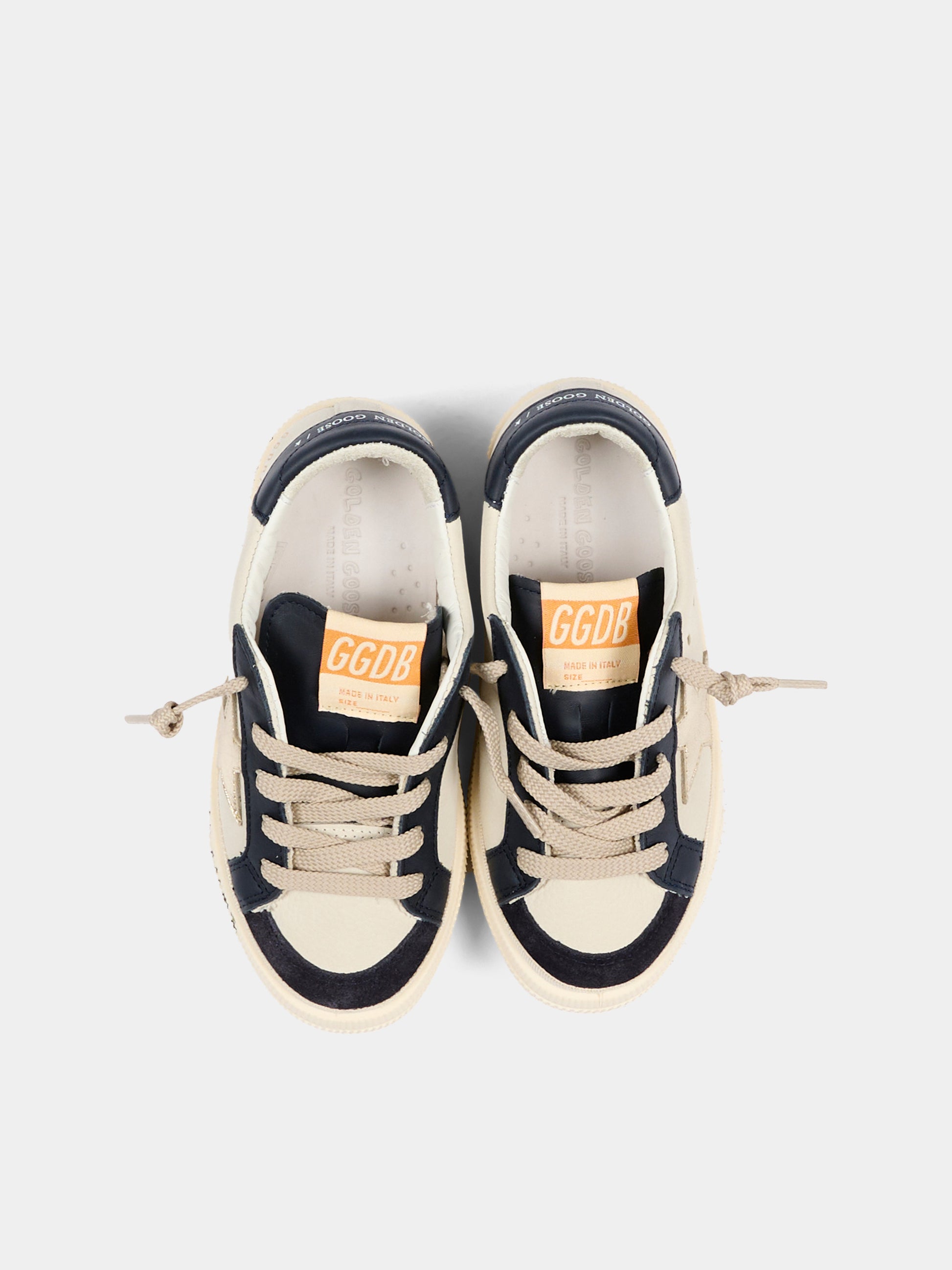 Sneaker multicolor May With Double Toe per bambino,Golden Goose,GYF00496 F008058 15865