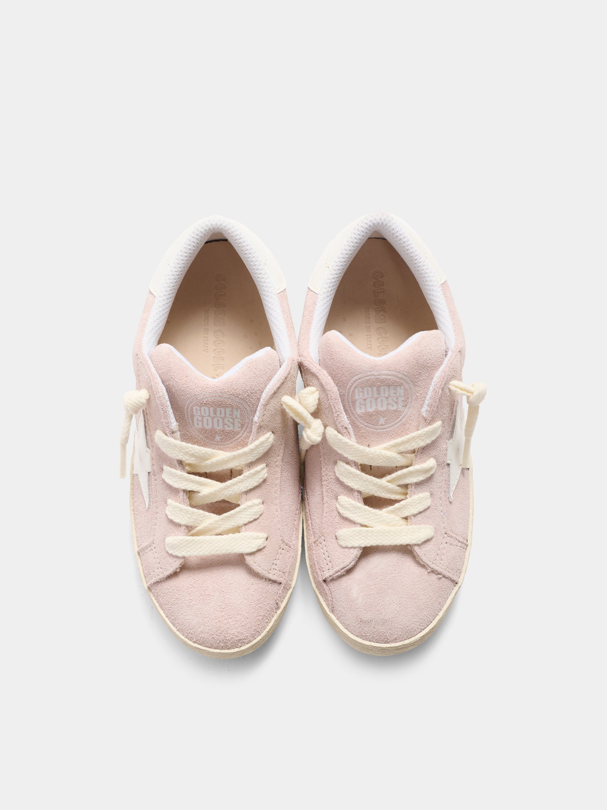 Sneakers Super Star rosa per bambina con stella,Golden Goose,GYF01028 F008028 25667