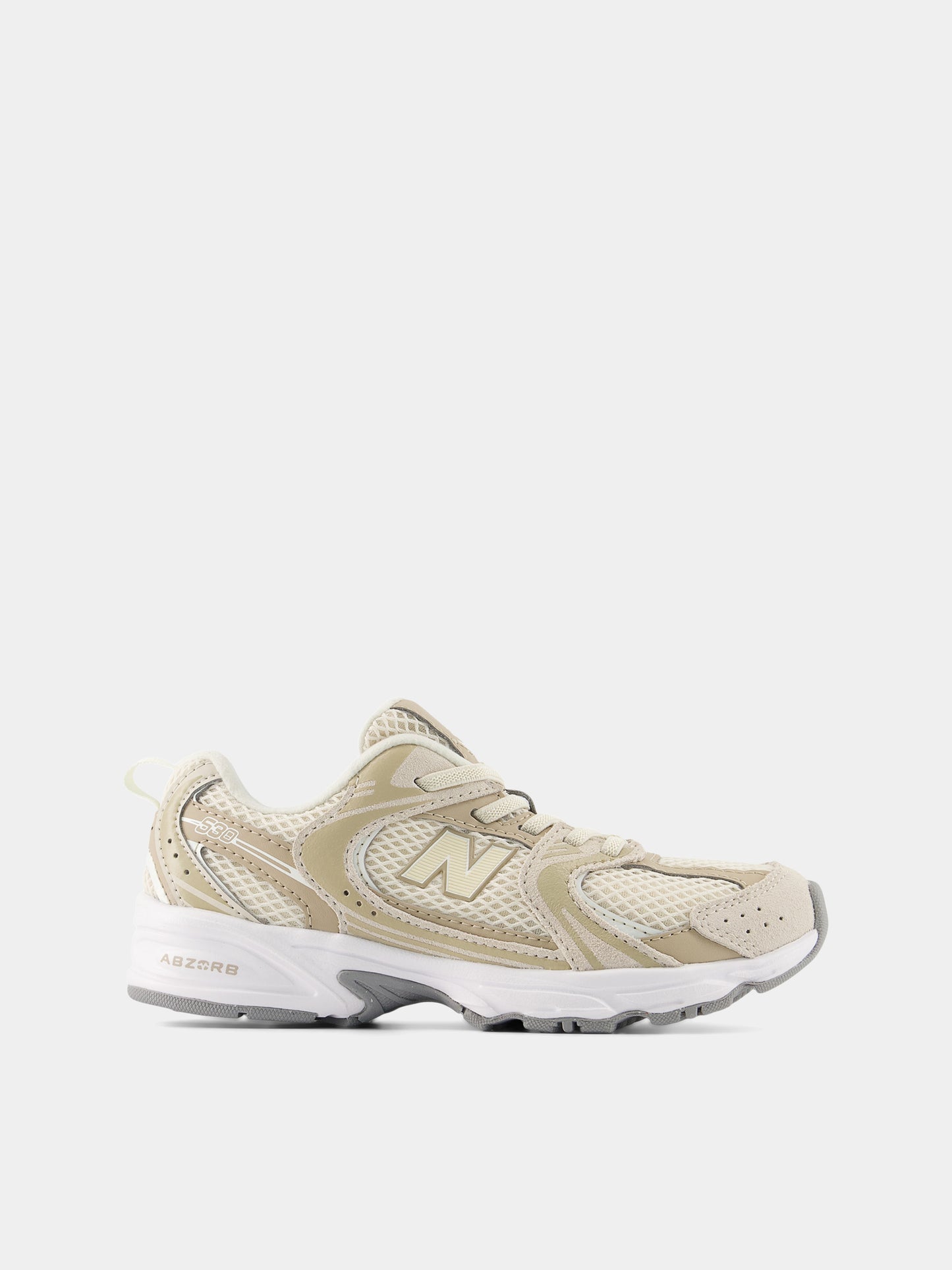 Sneaker beige 530 Bungee Lace per bambini,New Balance,P5305C7