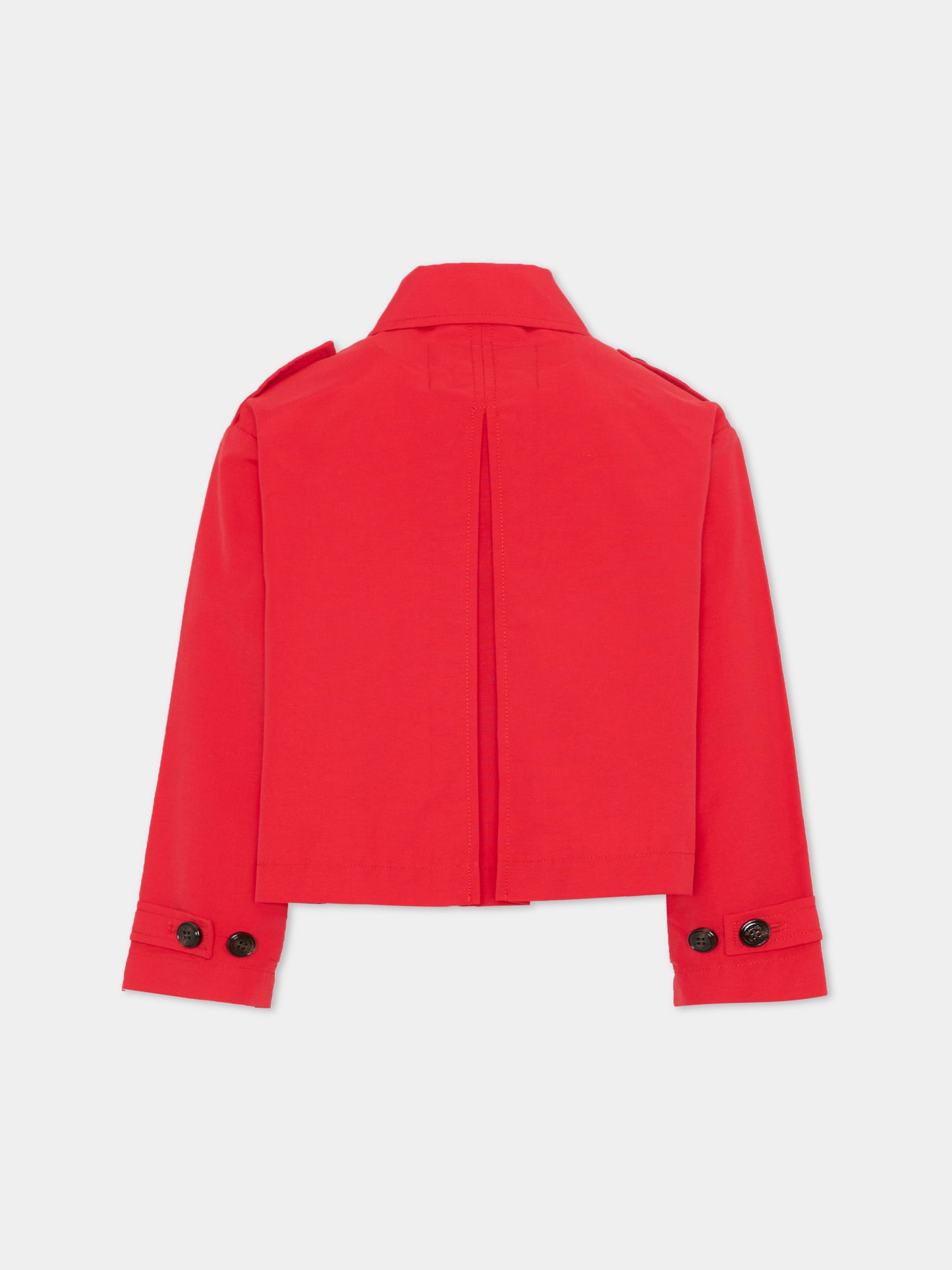 Trench rosso per bambina,Max&co,MX0281 MX003 MX400