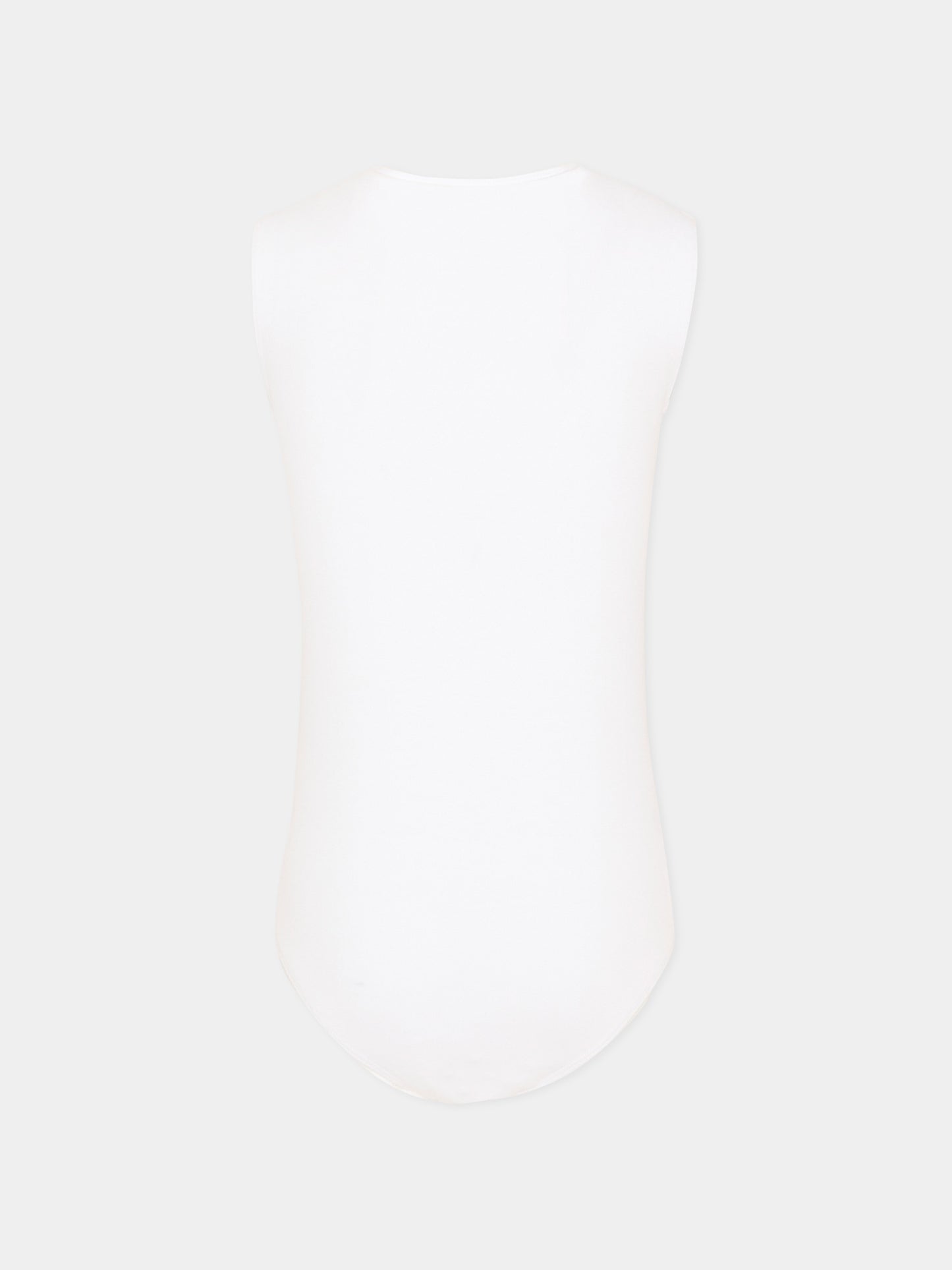 Body bianco per bambina con logo numerico,Mm6 Maison Margiela,M60809 MM05M M6100