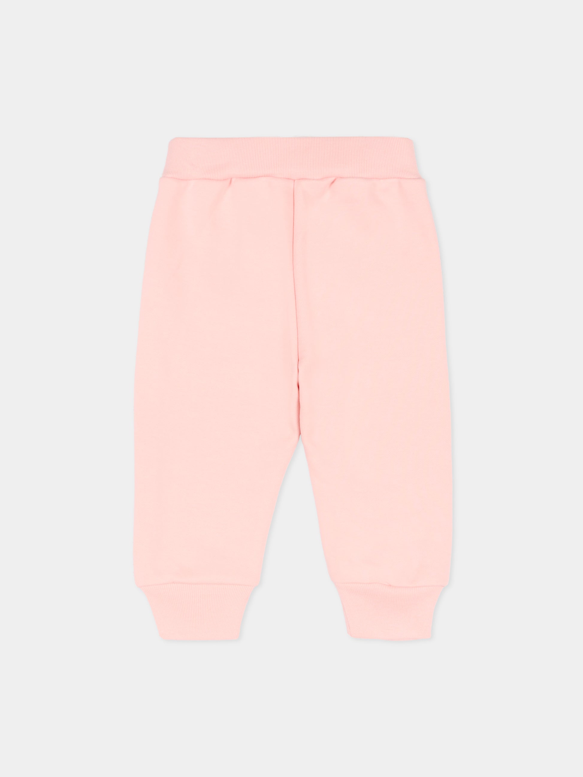 Pantaloni rosa per neonata con logo,Marni Kids,M01534 M00V0 0M351