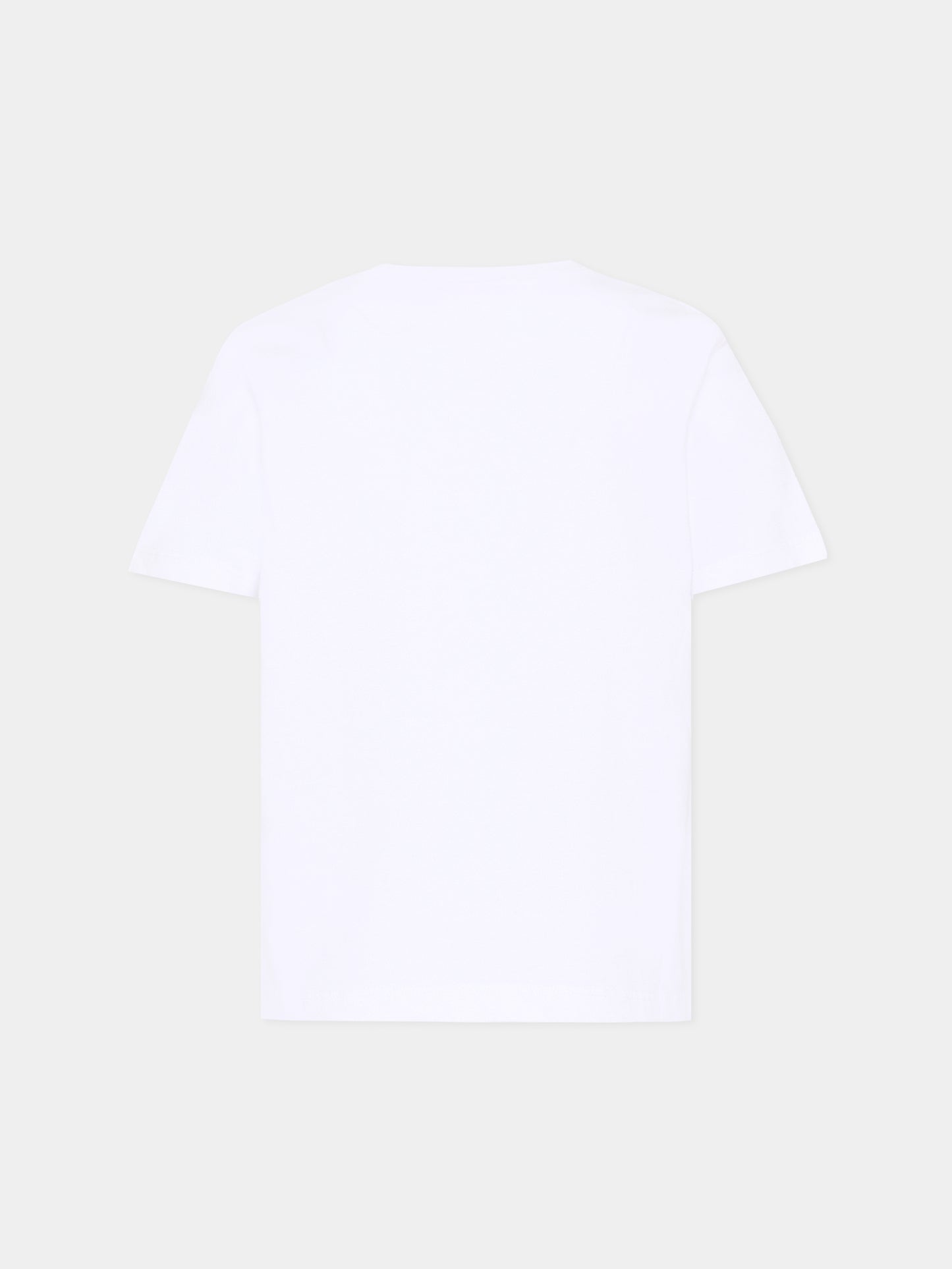 T-shirt bianca per bambina con fiore,Marni Kids,M01672 M00HZ 0M100