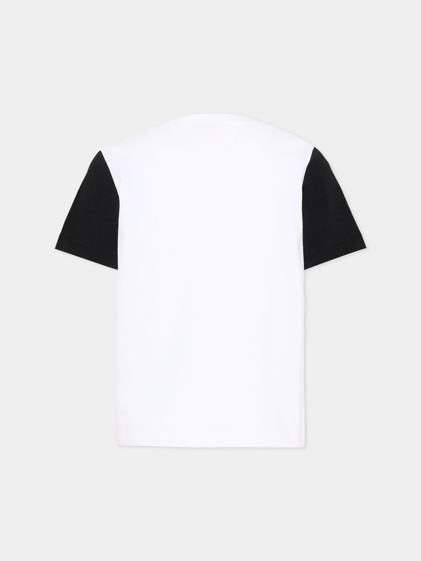 T-Shirt bianca per bambina con rosa,Marni Kids,M01699 M00HZ 0M100