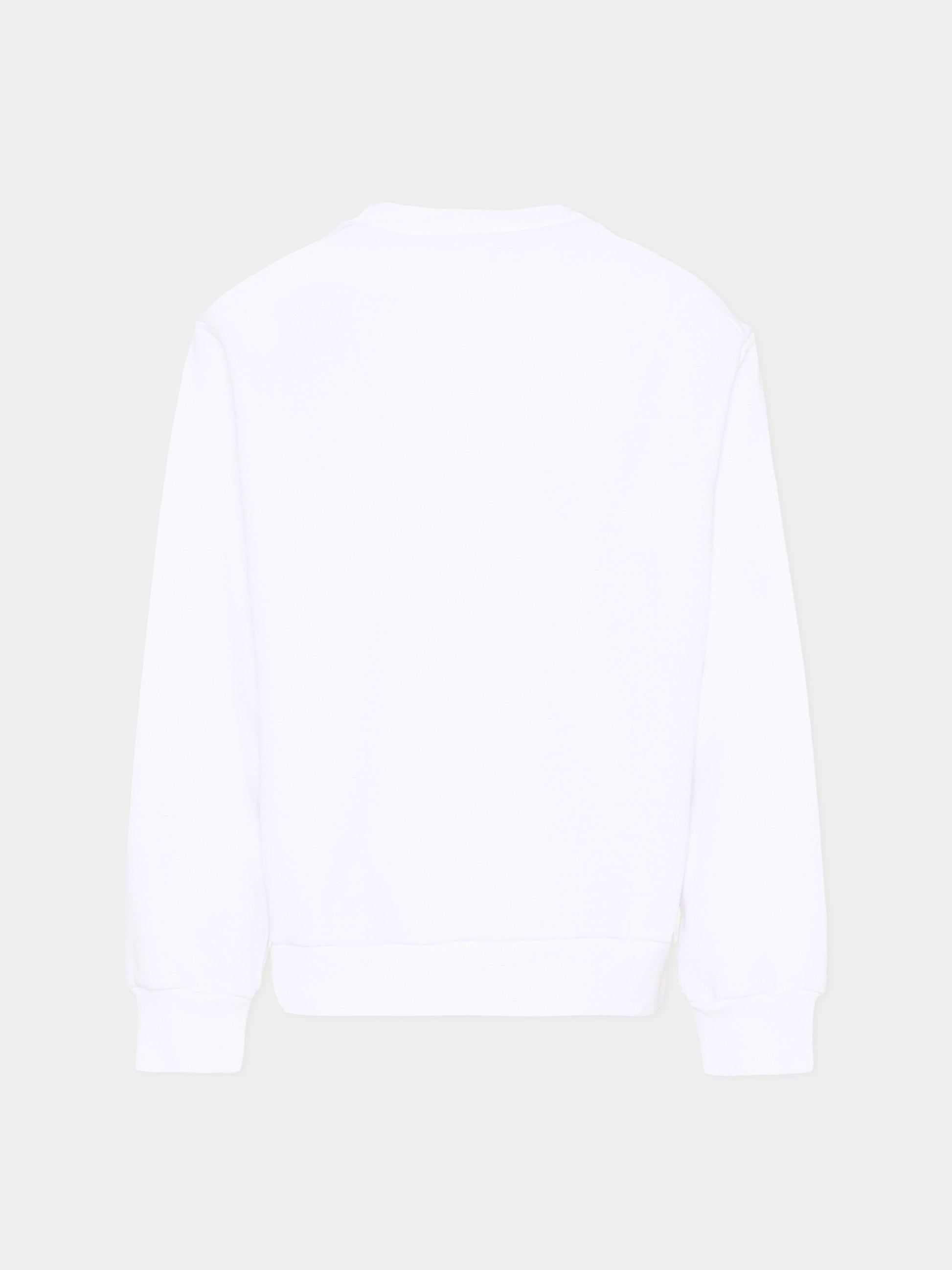 Felpa bianca per bambina con fiore,Marni Kids,M01814 M00V1 0M100