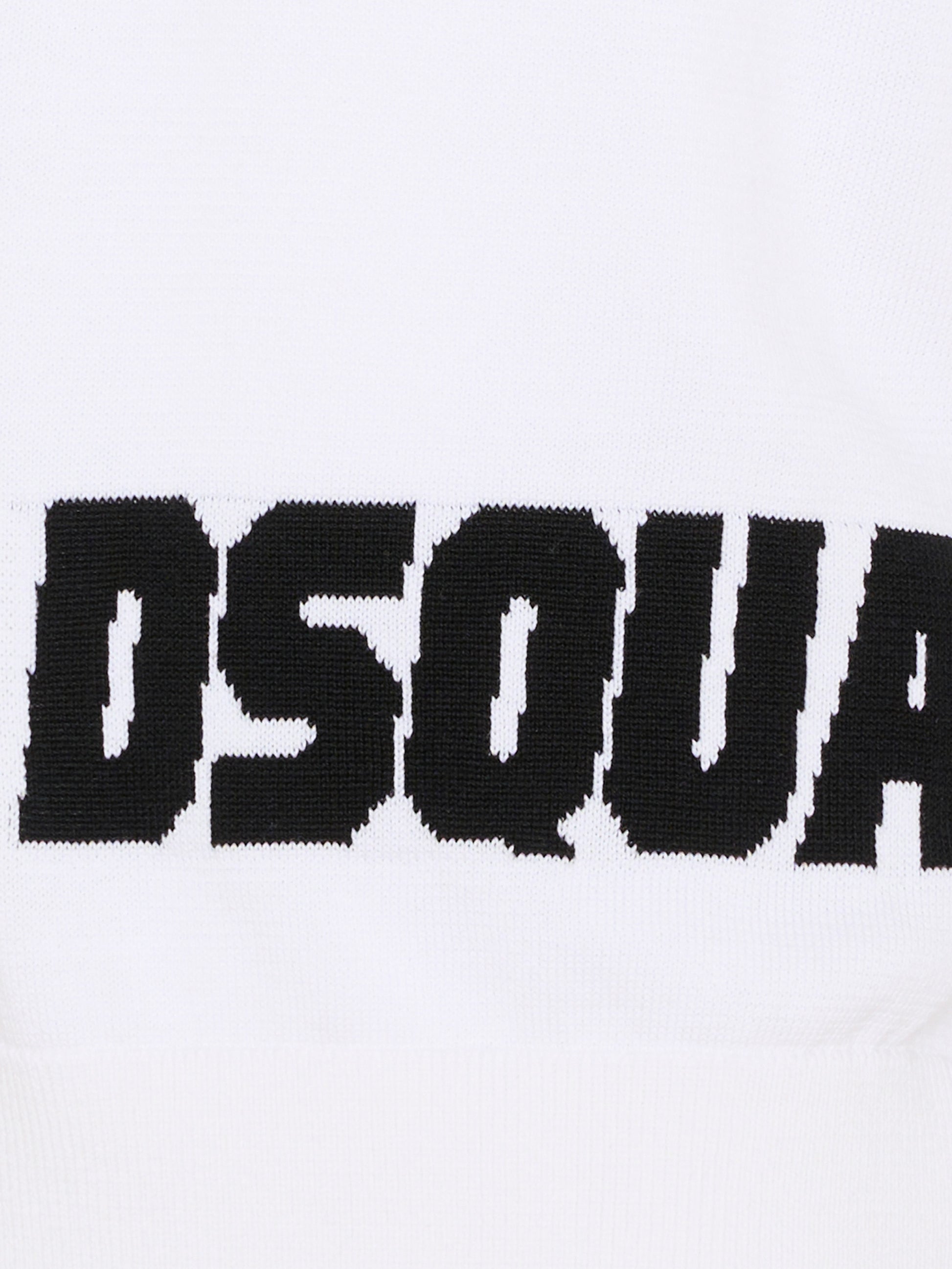 Maglione bianco per bambino con logo,Dsquared2,DQ3242 D0ACT DQ100
