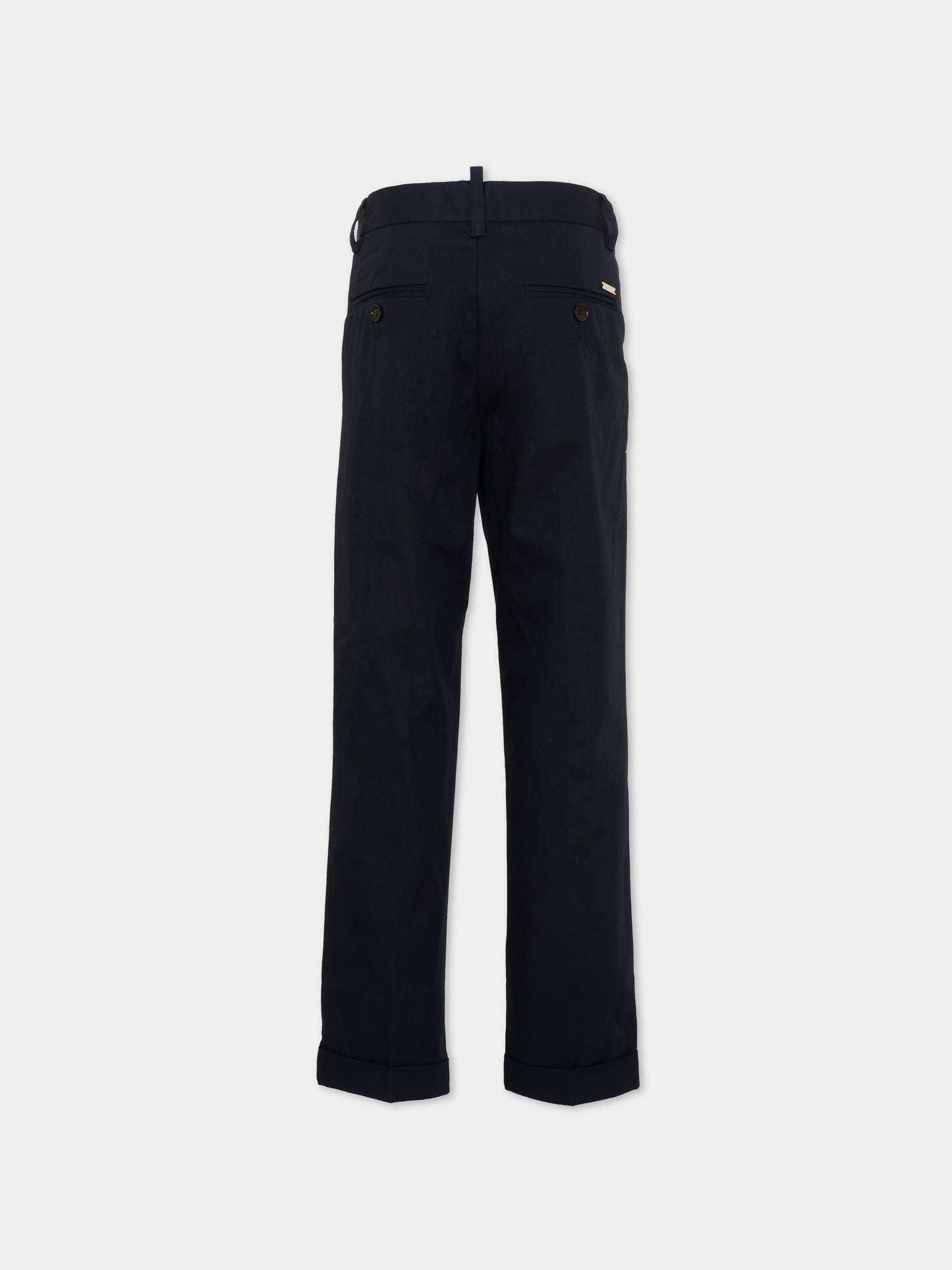Pantaloni blu per bambino con logo,Dsquared2,DQ3262 D0AGI DQ866