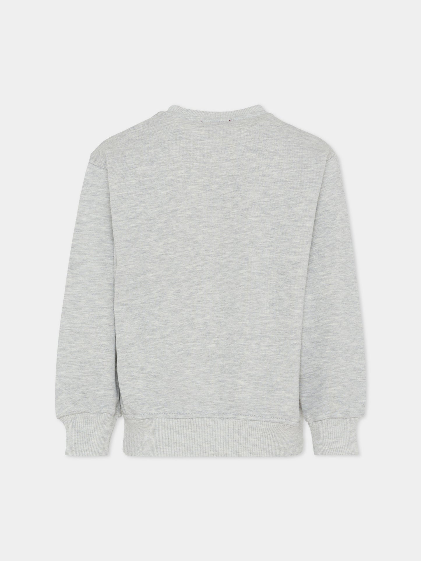 Felpa grigia per bambino con logo,Diesel,J02483 KYAZ3 K963