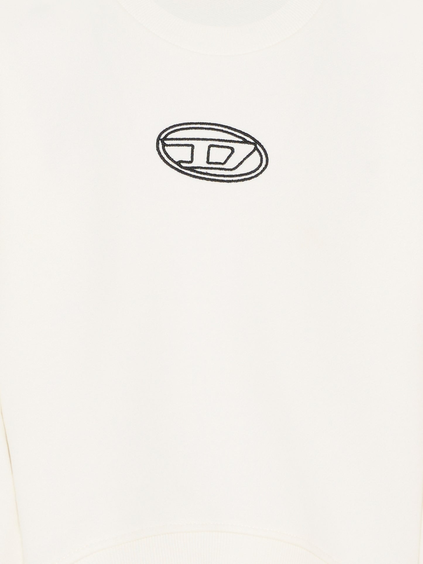 Felpa avorio per bambina con logo,Diesel,J02621 0GEAD K141