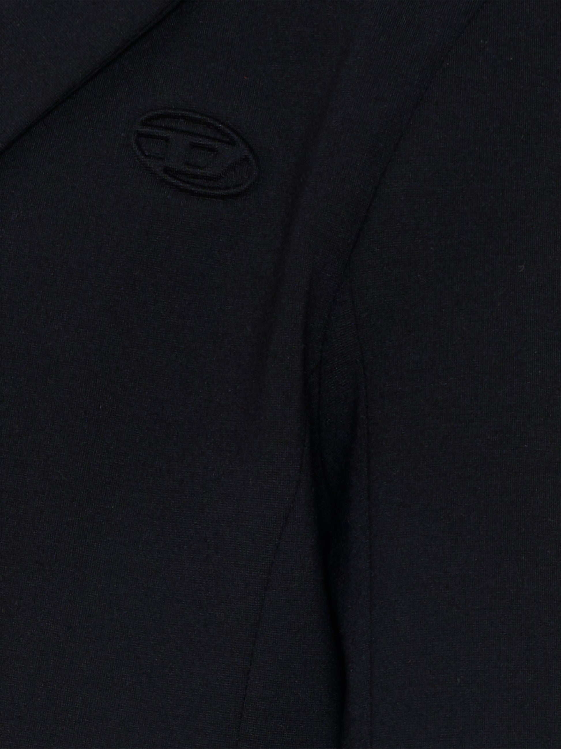 Giacca nera per bambina con logo,Diesel,J02646 KYATE K900