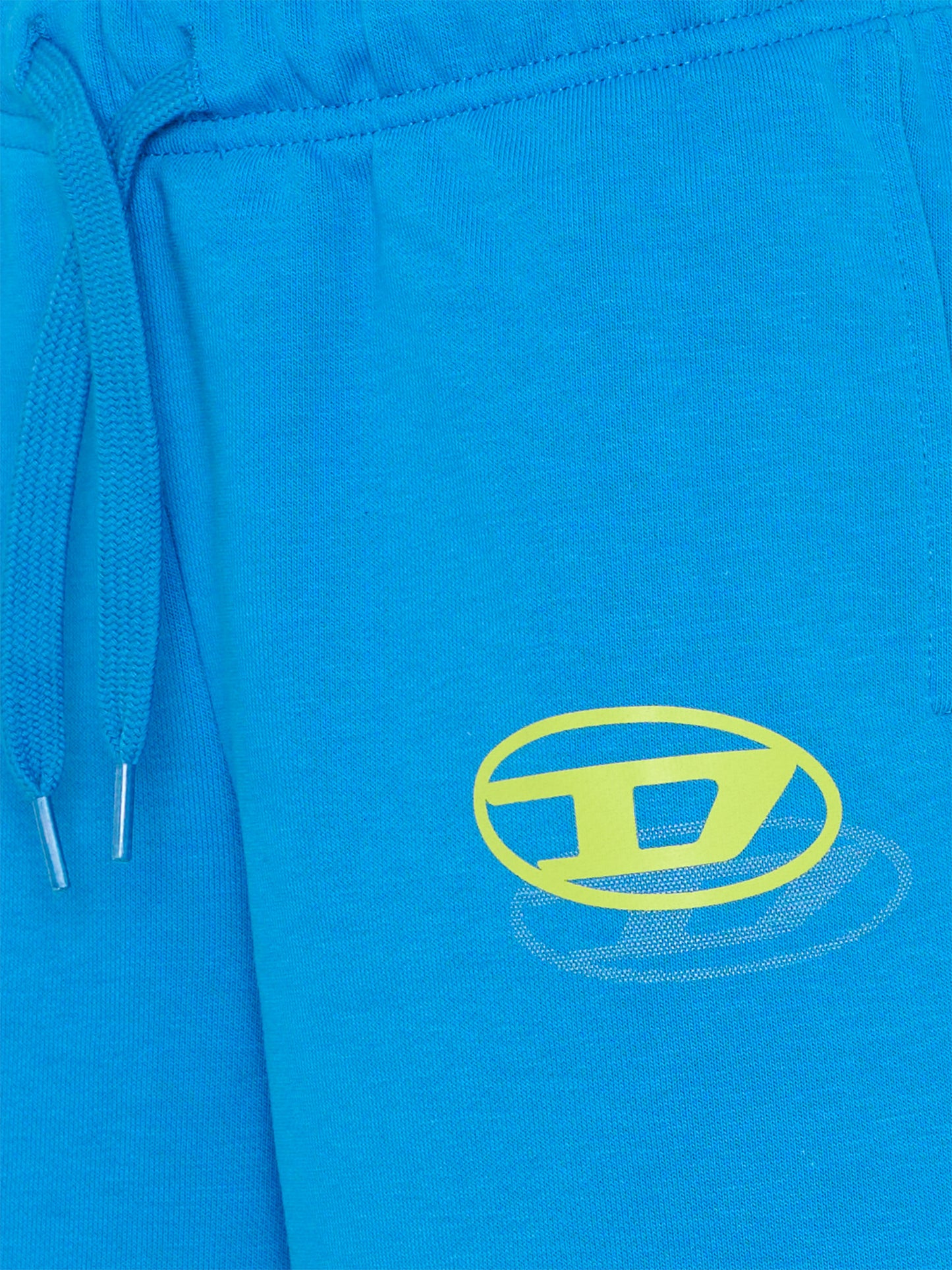 Shorts azzurri per bambino con logo,Diesel,J02683 KYAZ3 K804