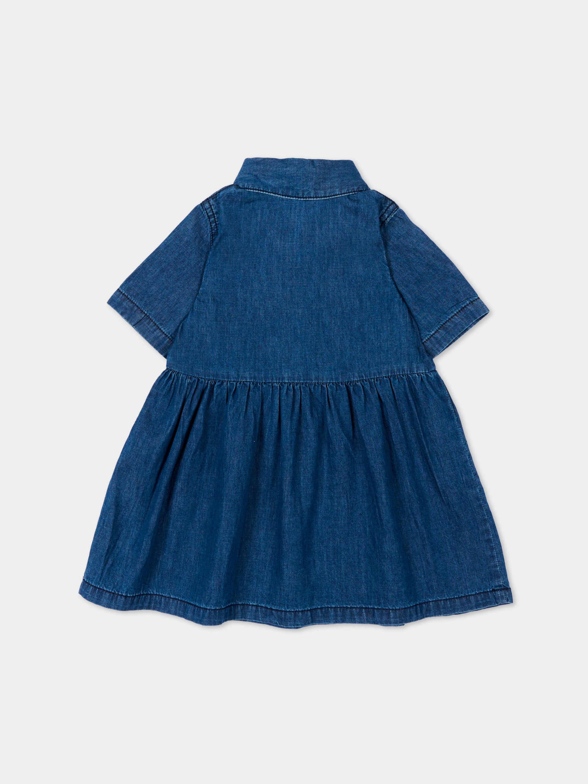 Vestito denim per neonata con cuore,Diesel,K00720 KXBRW K01