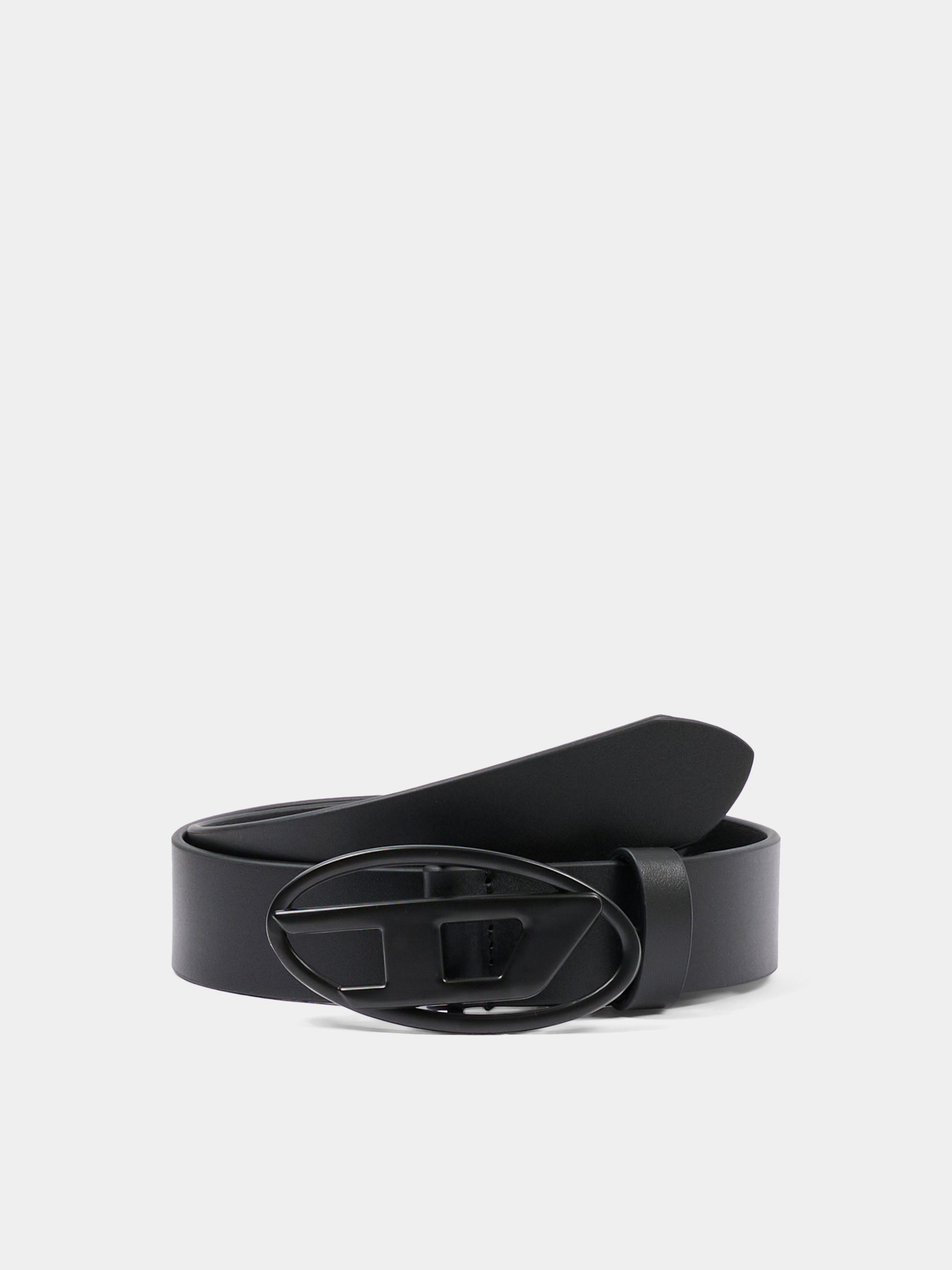 Cintura nera per bambini con logo,Diesel,J02595 KXBLR K900