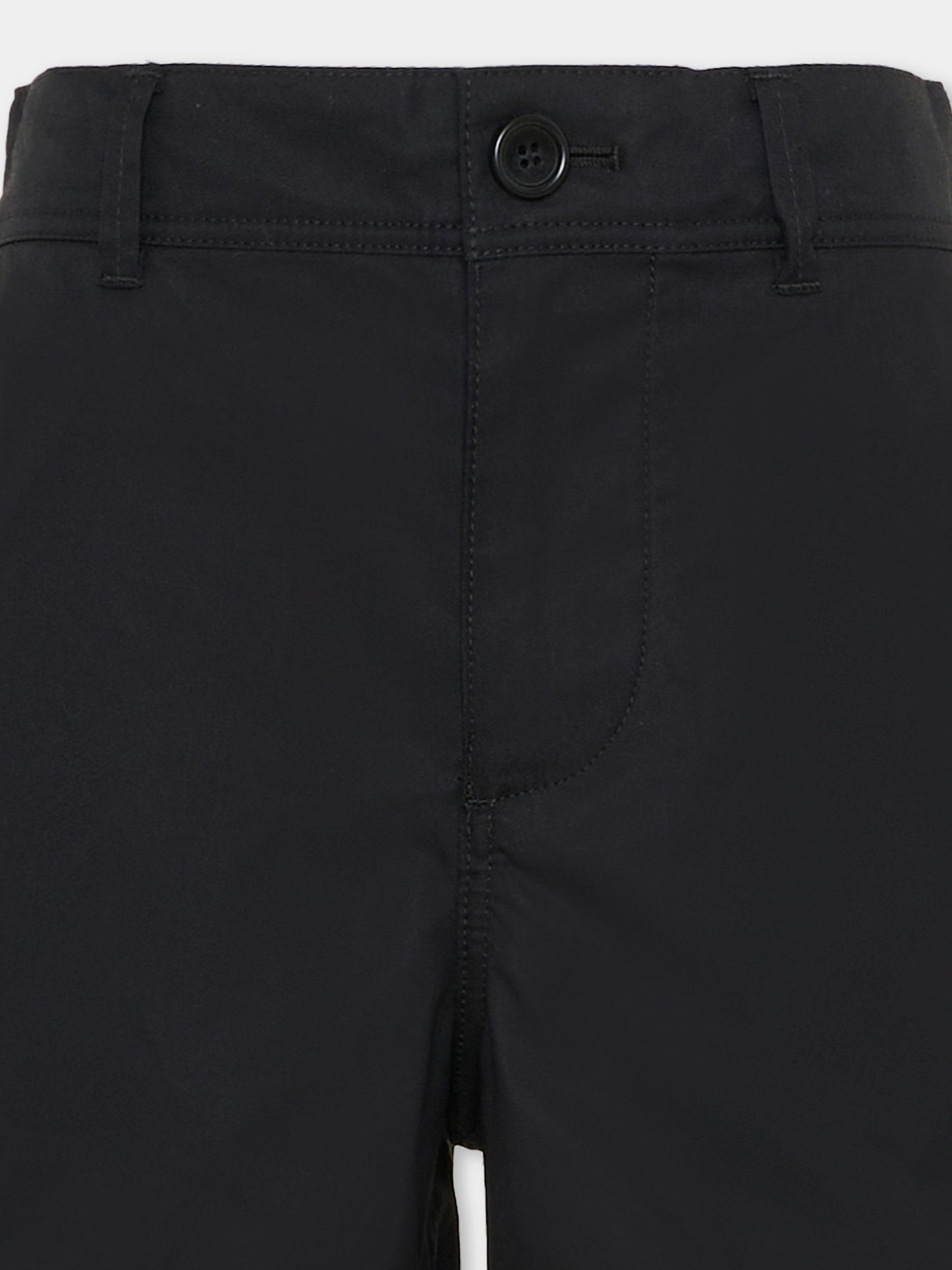 Shorts neri per bambino con check vintage,Burberry Kids,8117174 A1189