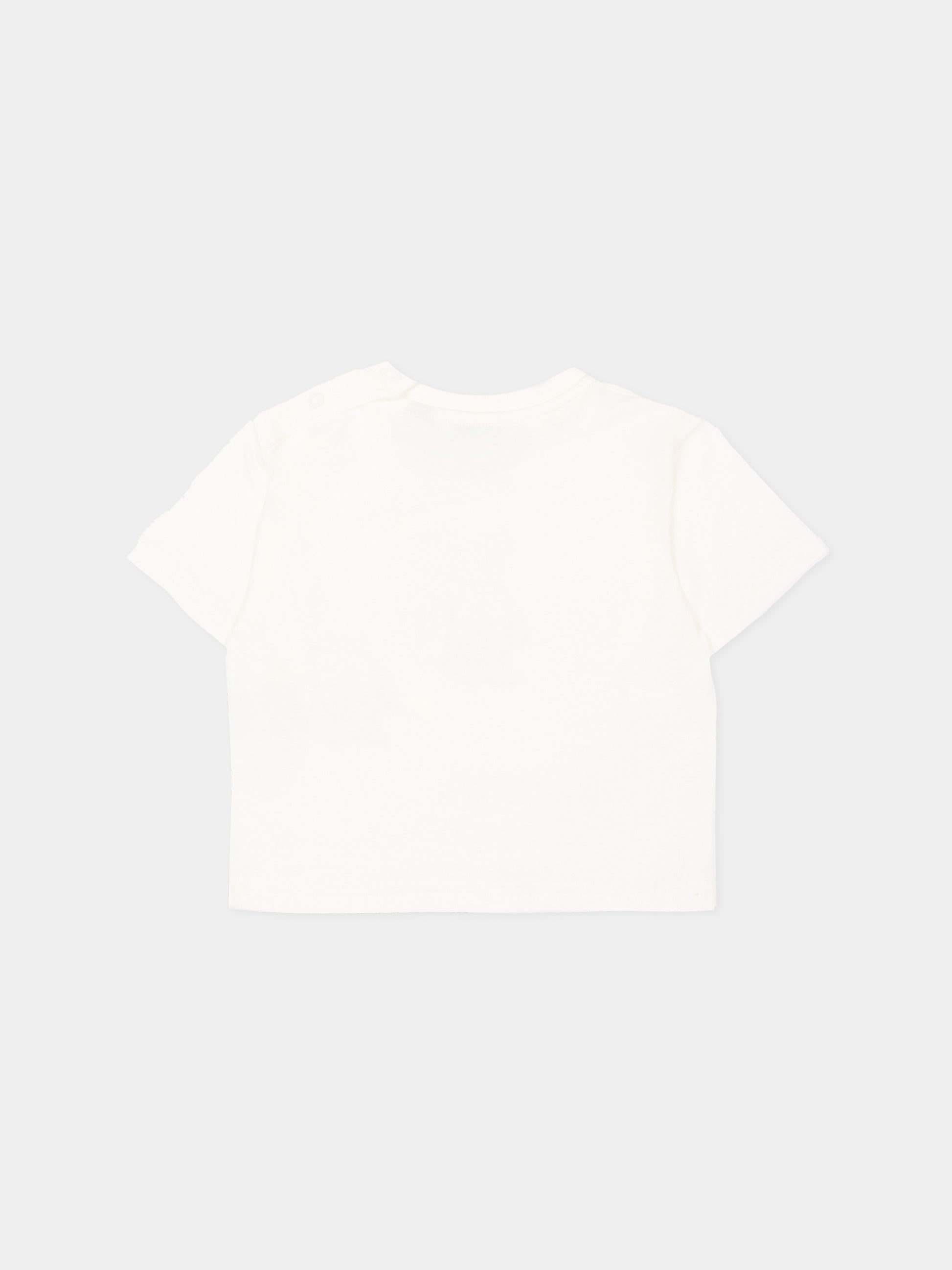 T-Shirt avorio  Thomas  per neonata,Burberry Kids,8121289 A2014