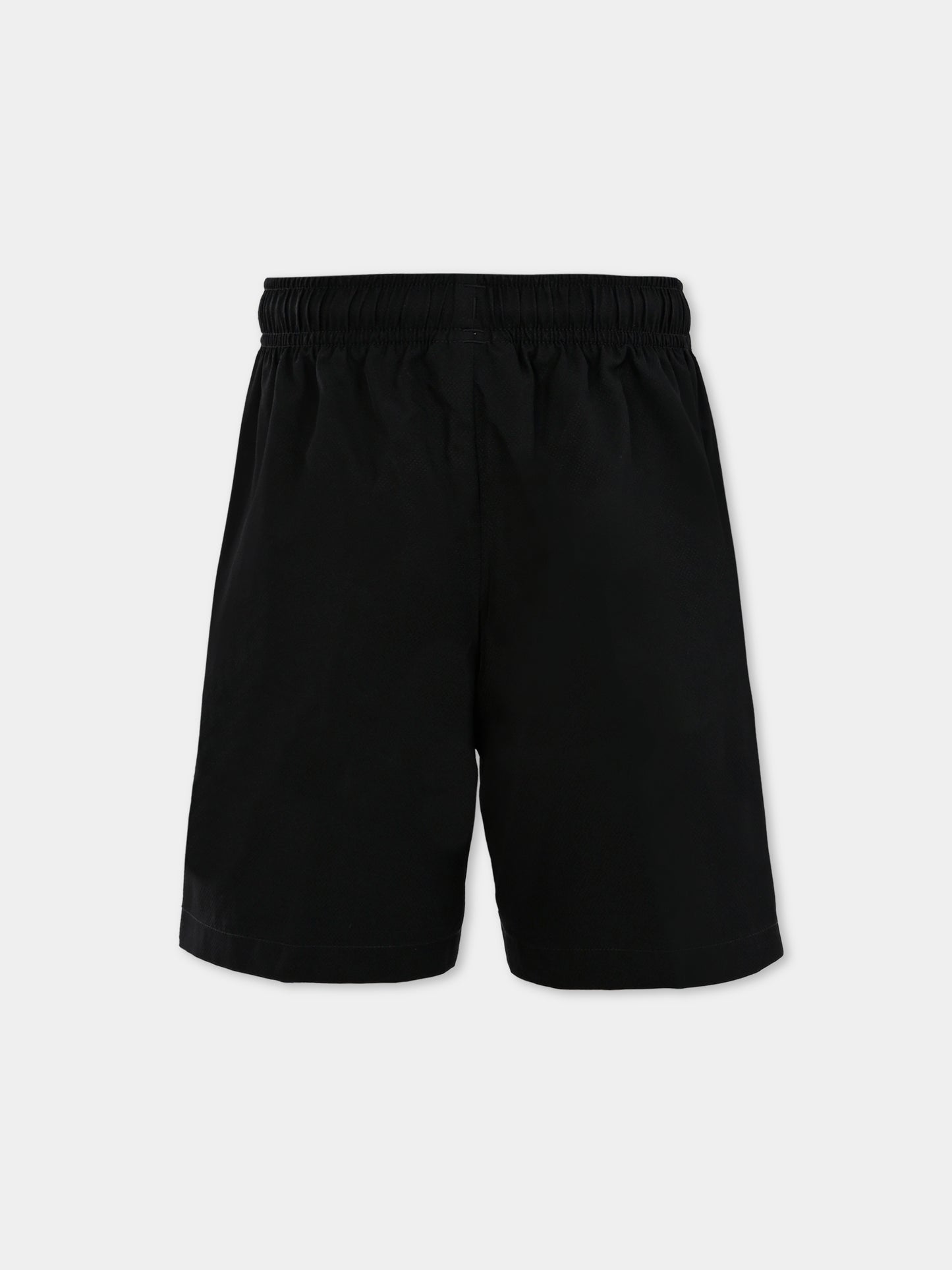 Shorts neri per bambino con logo e coccodrillo,Lacoste,GJ8485 031