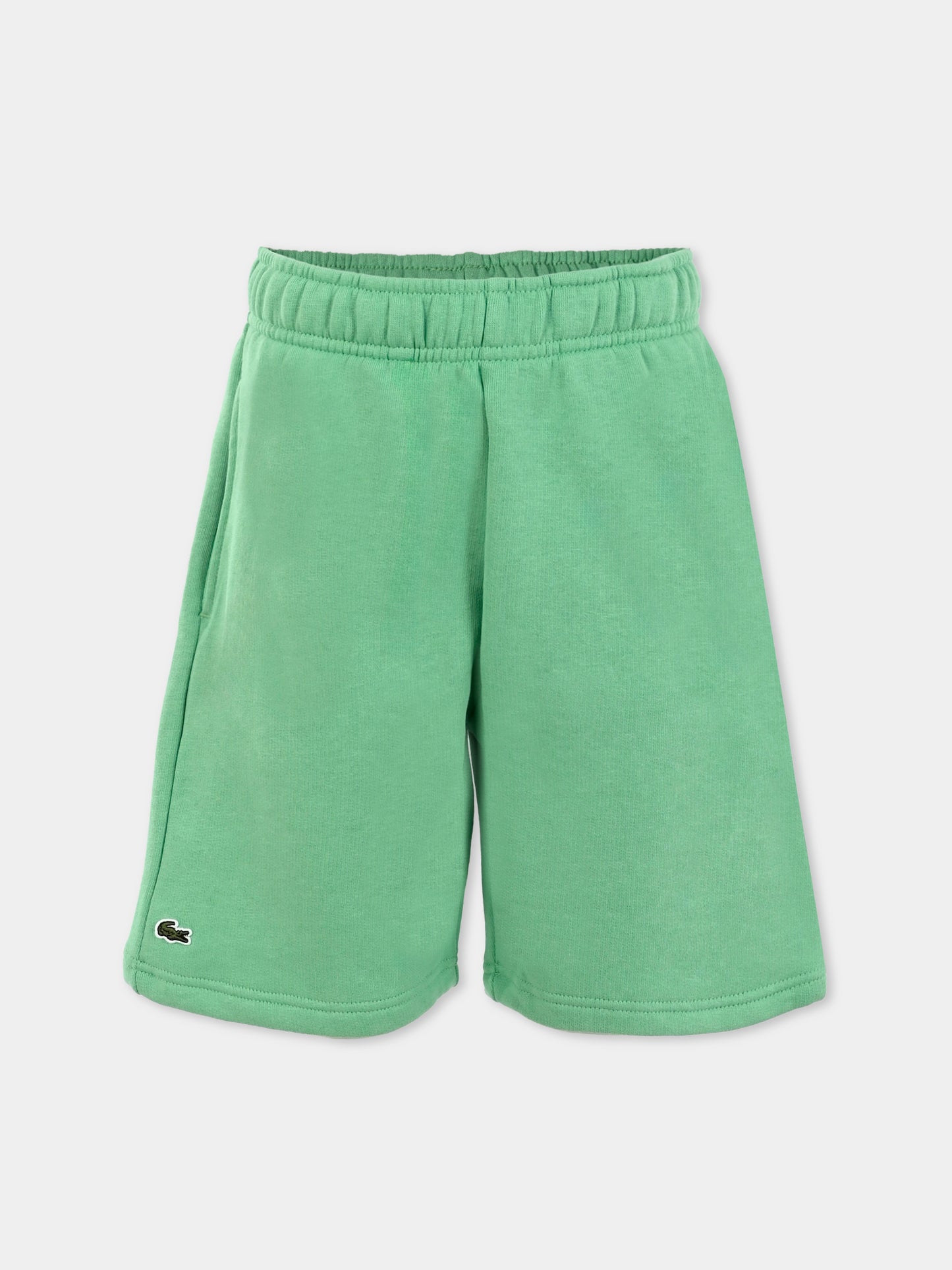 Shorts verdi per bambini con coccodrillo,Lacoste,GJ9733 TTF