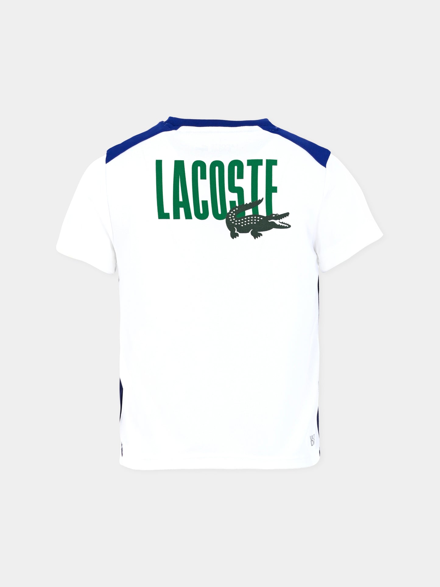 T-shirt bianca per bambino con coccodrillo,Lacoste,TJ8499 9AG
