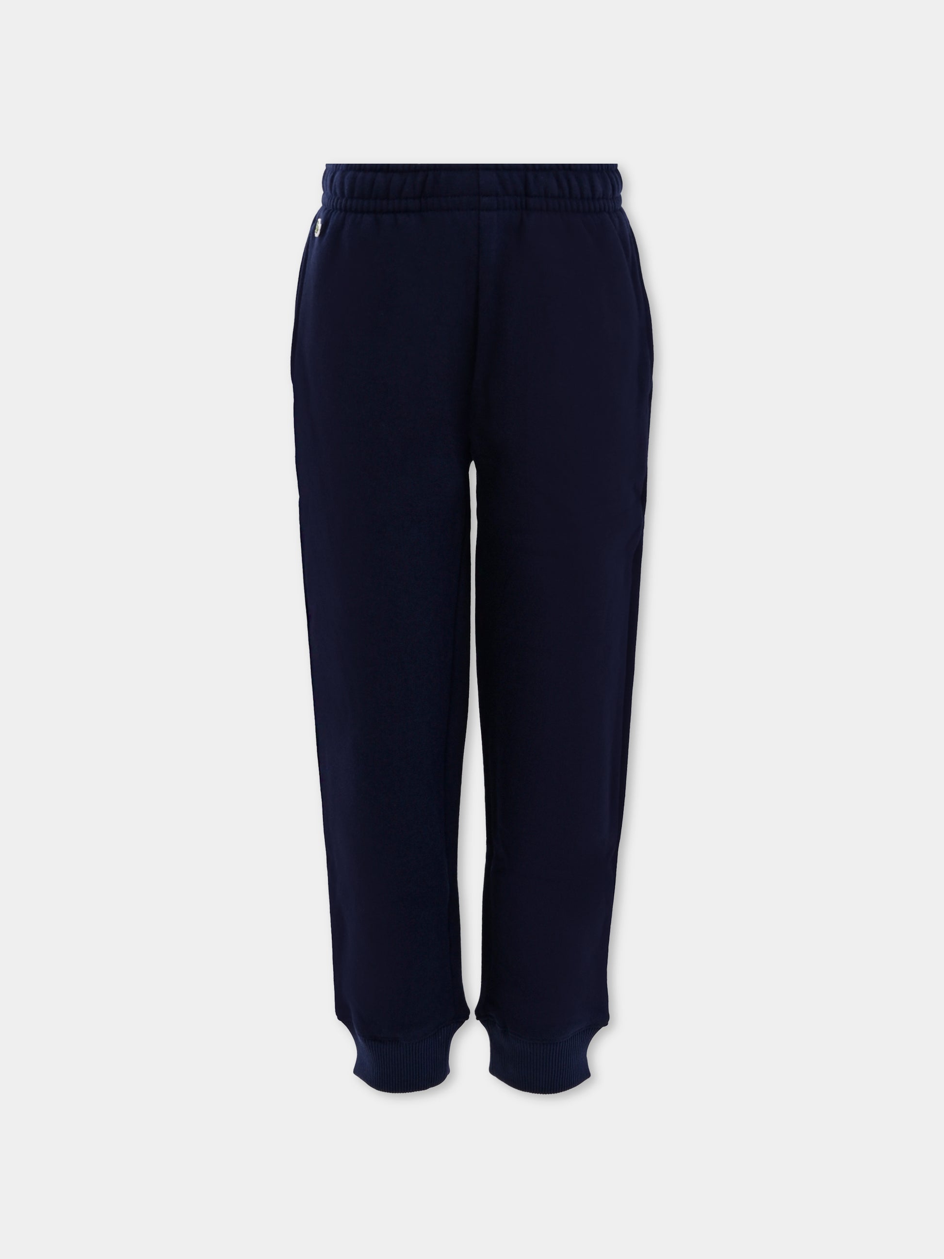 Pantaloni blu per bambini con coccodrillo,Lacoste,XJ9728 166