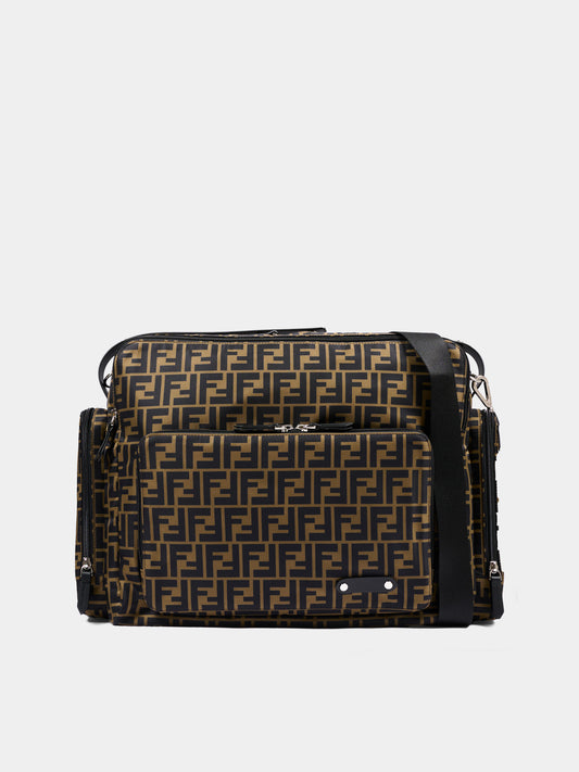 Brown changing bag for babykis with FF