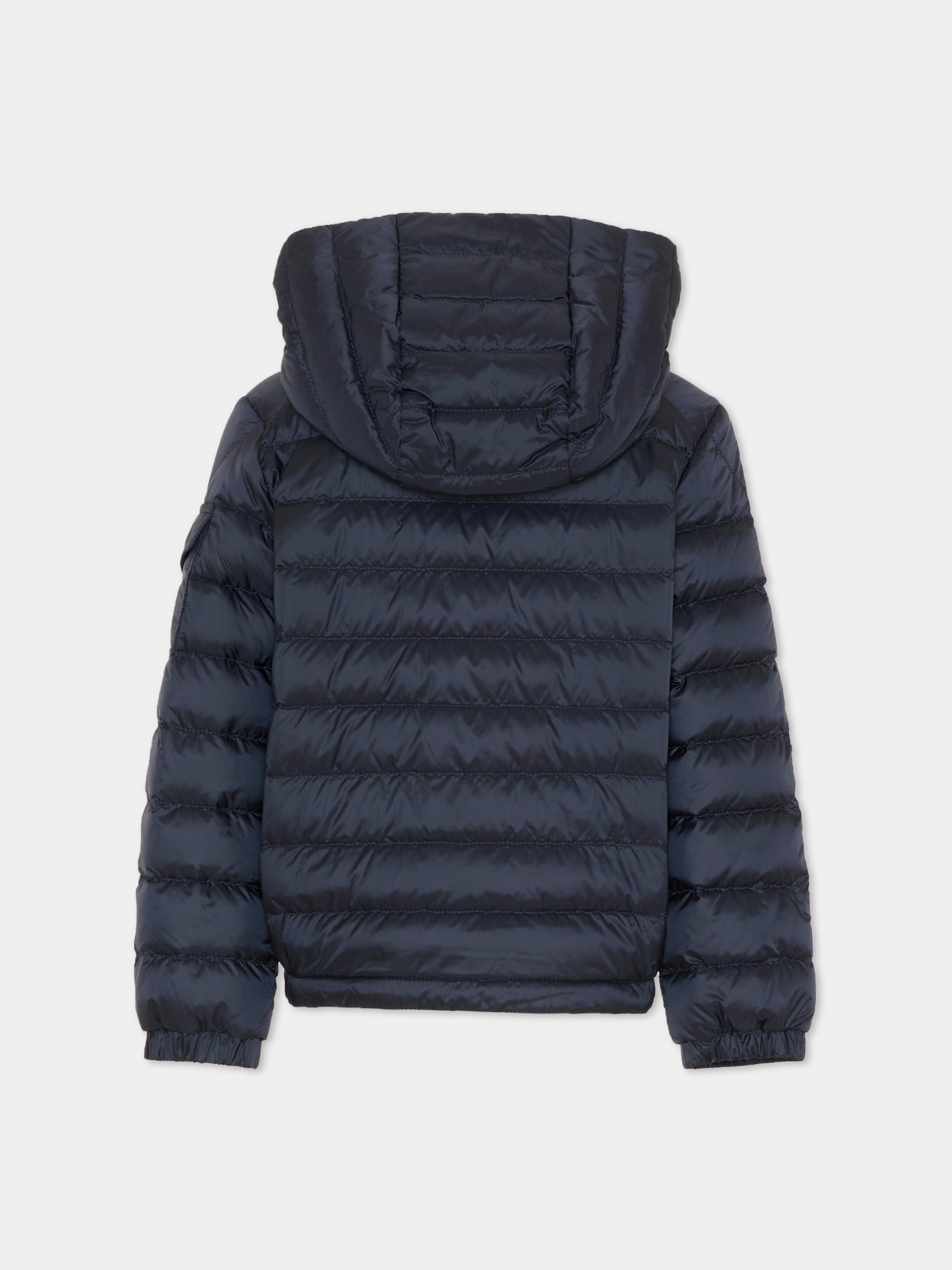 Piumino Lauros blu per bambino con logo,Moncler Kids,L1954 1A00036 597YF 778
