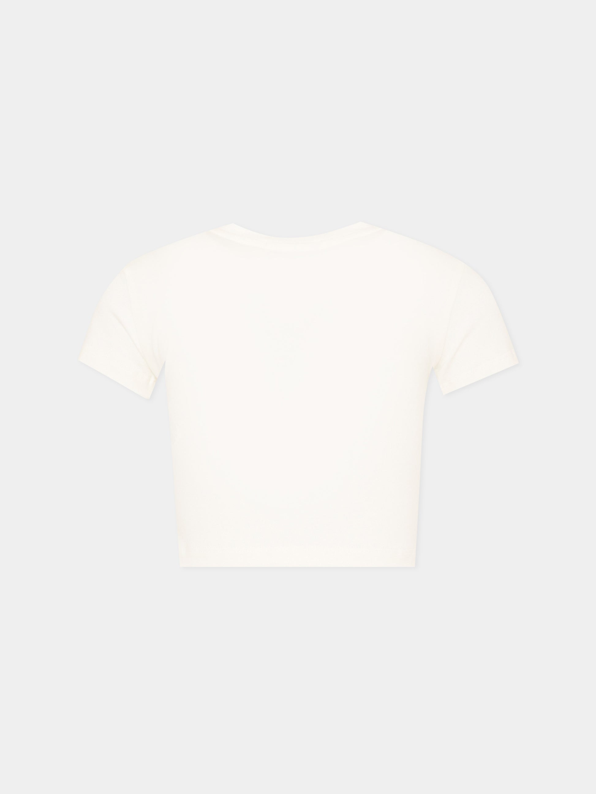 T-shirt bianca per bambina con logo,Pinko,KFTS038.C.JEO17.0987