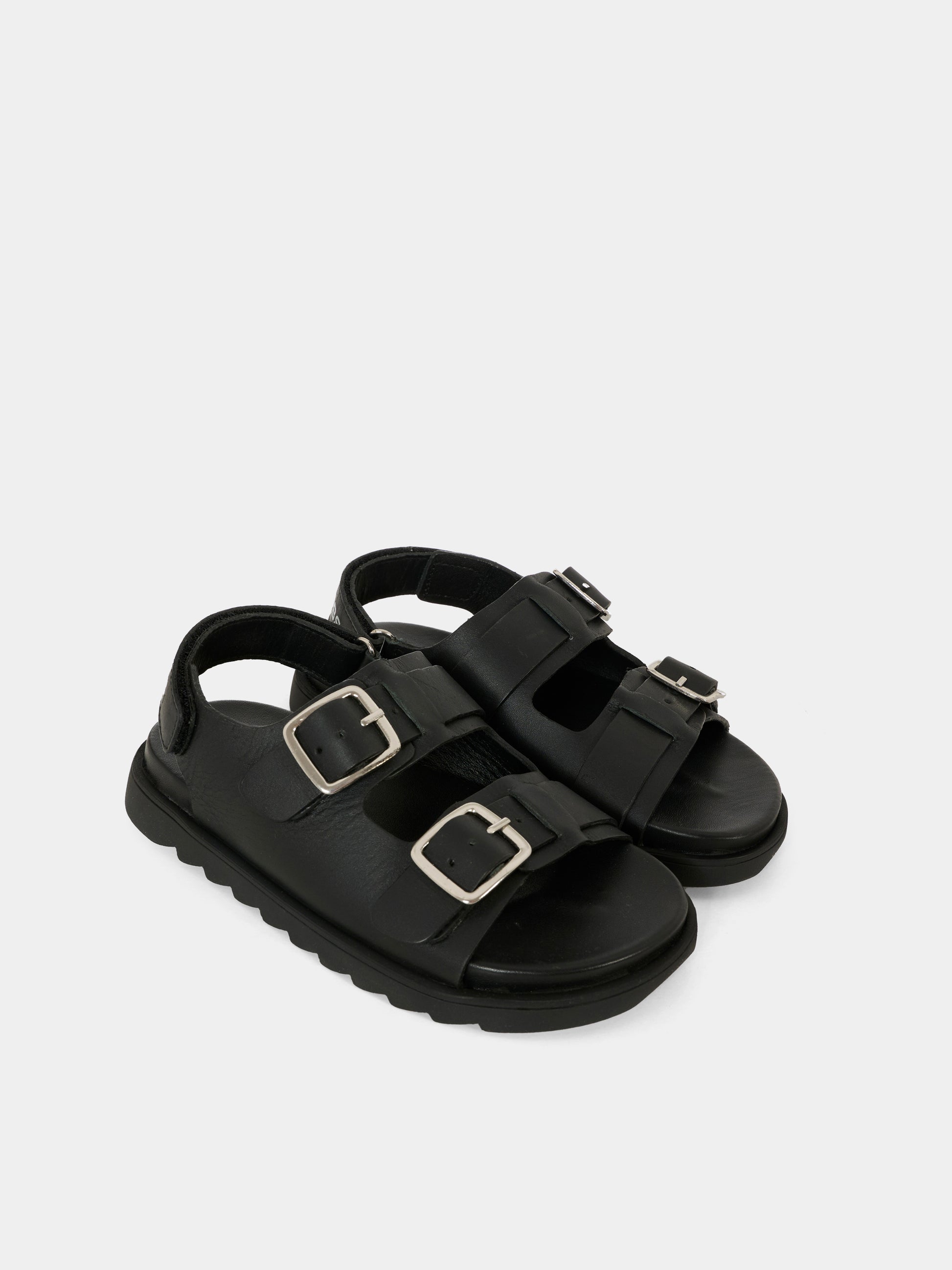 Sandali neri per bambini con logo,Marc Jacobs,W60399 09B