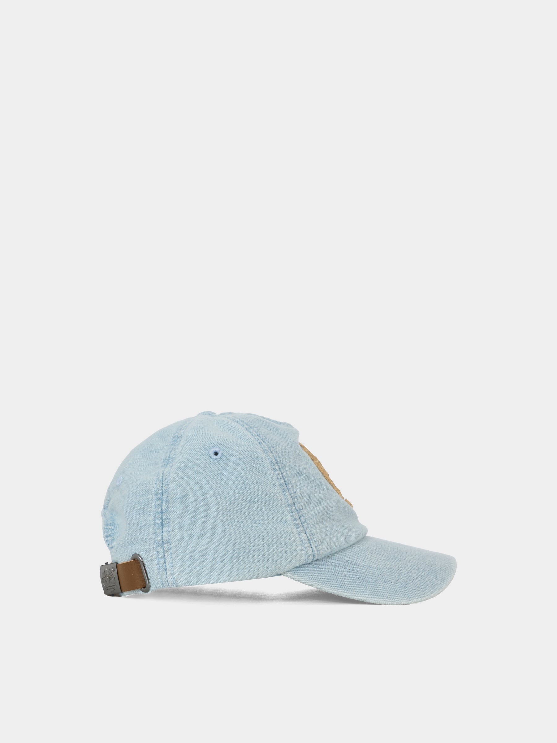 Cappello azzurro per bambino con logo,Timberland,T60415 Z18