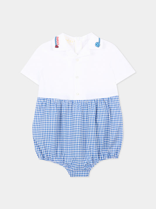 Pagliaccetto multicolor per neonato con Mr. Tall,Gucci Kids,854181 XWA7Y 4337