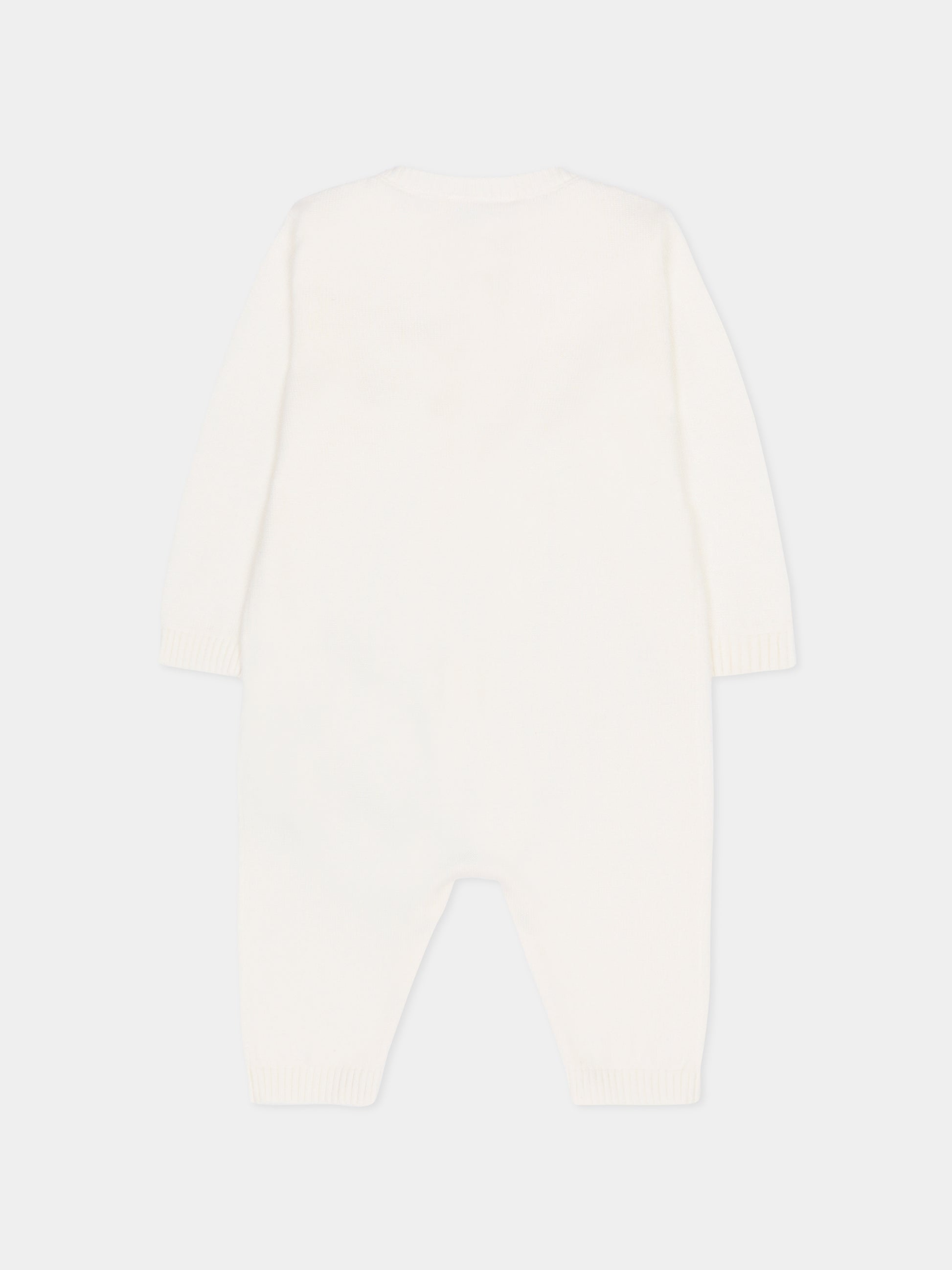 Tutina avorio per neonati con GG,Gucci Kids,851231 XKFFH 9692