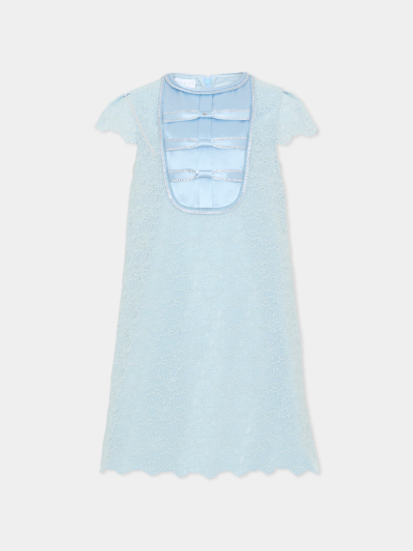 Light blue lace dress for Girl