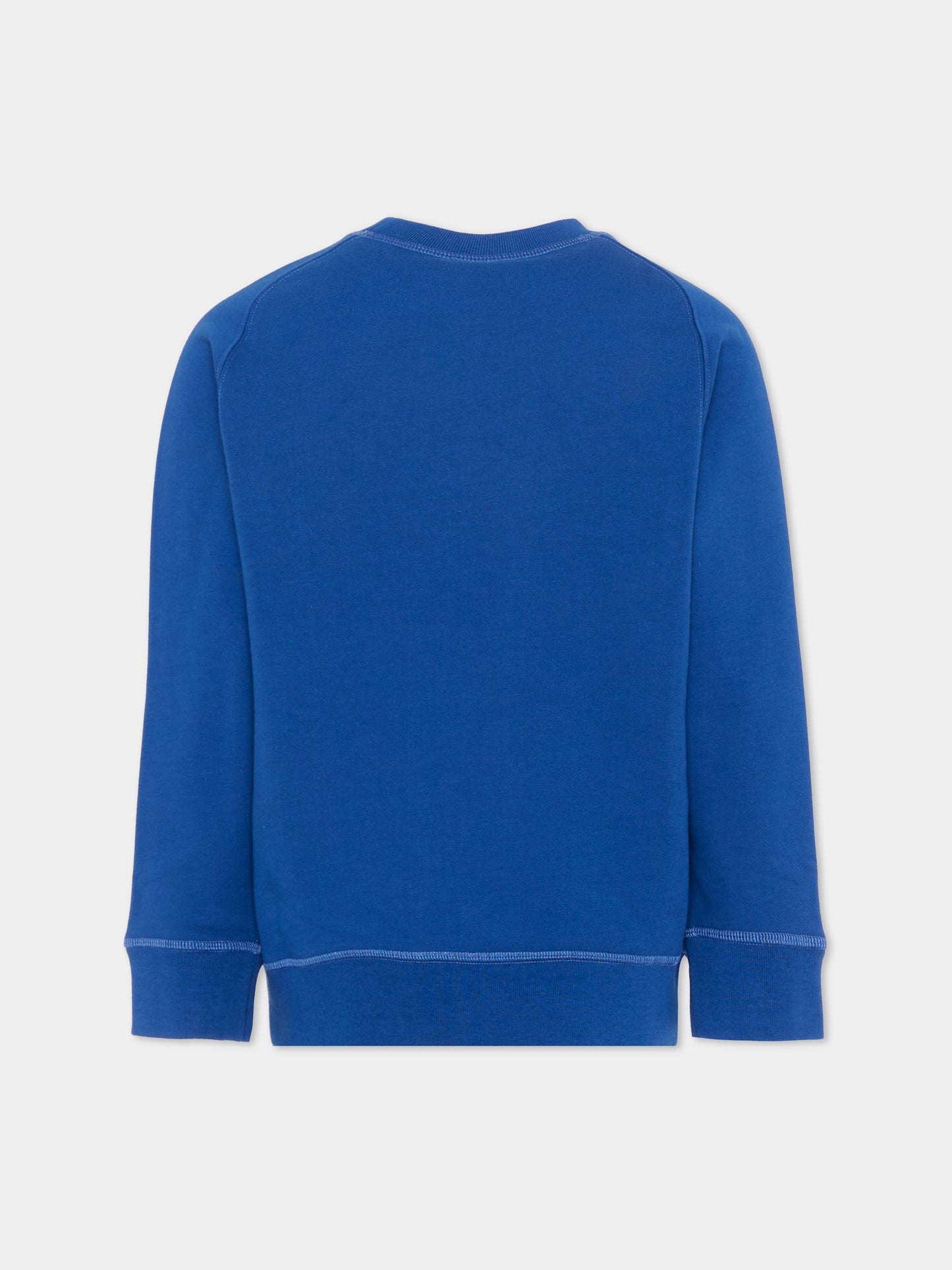 Felpa blu per bambini con logo,Gucci Kids,849011 XJHO6 4118