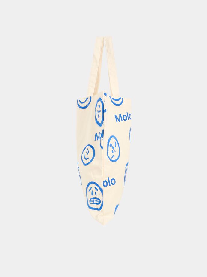 Borsa Molo per bambini,Molo,9POSX704 6650 TOTEBAG BLUE SMILE