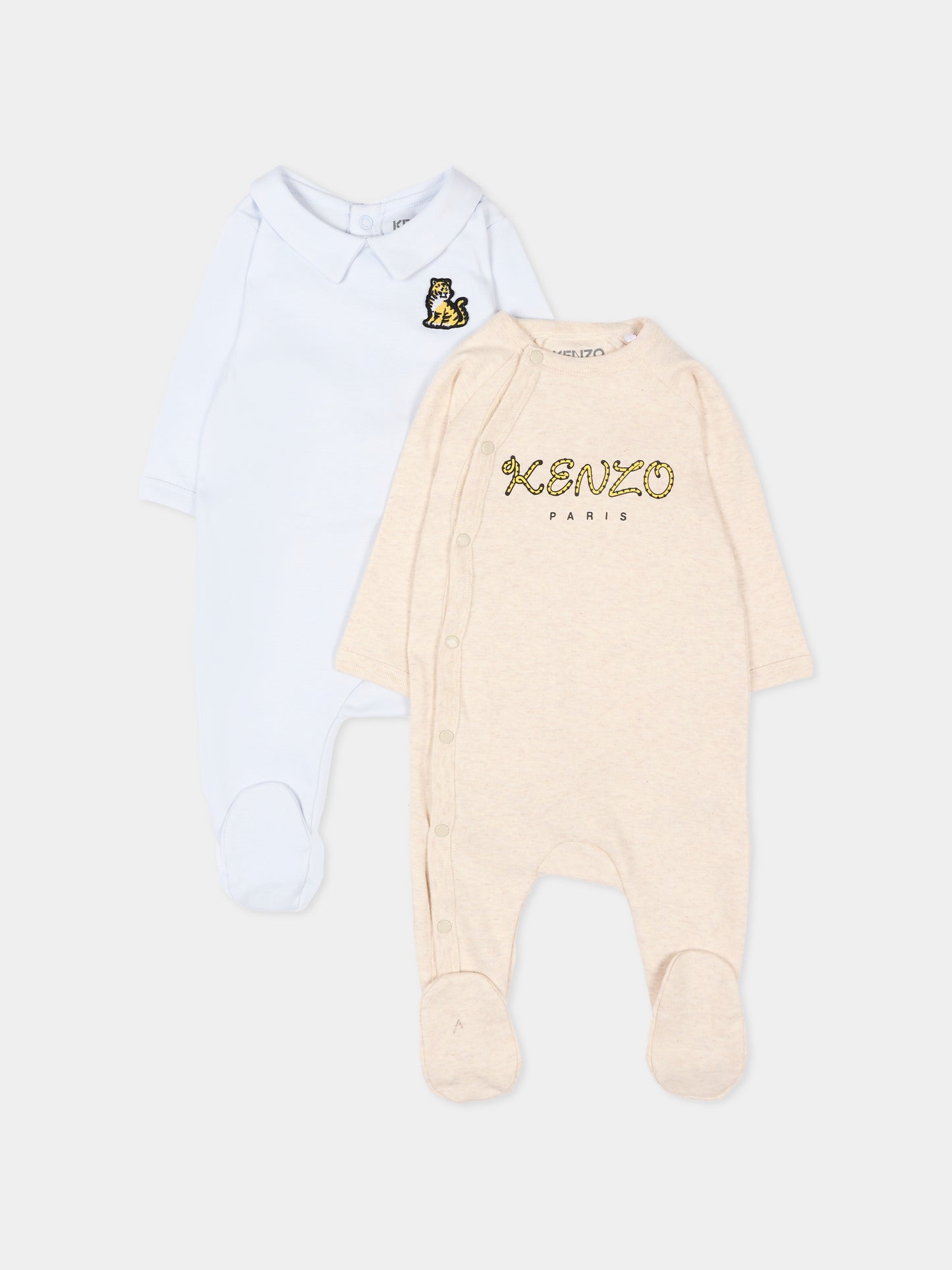 Set tutine per neonato con logo Tiger,Kenzo Kids,K61614 77M