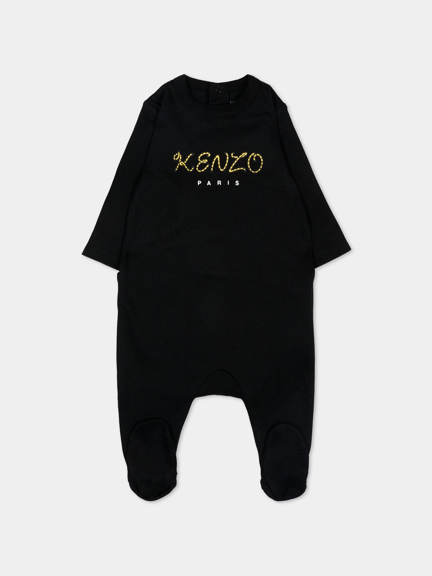 Set tutine blu per neonato con logo,Kenzo Kids,K61616 095