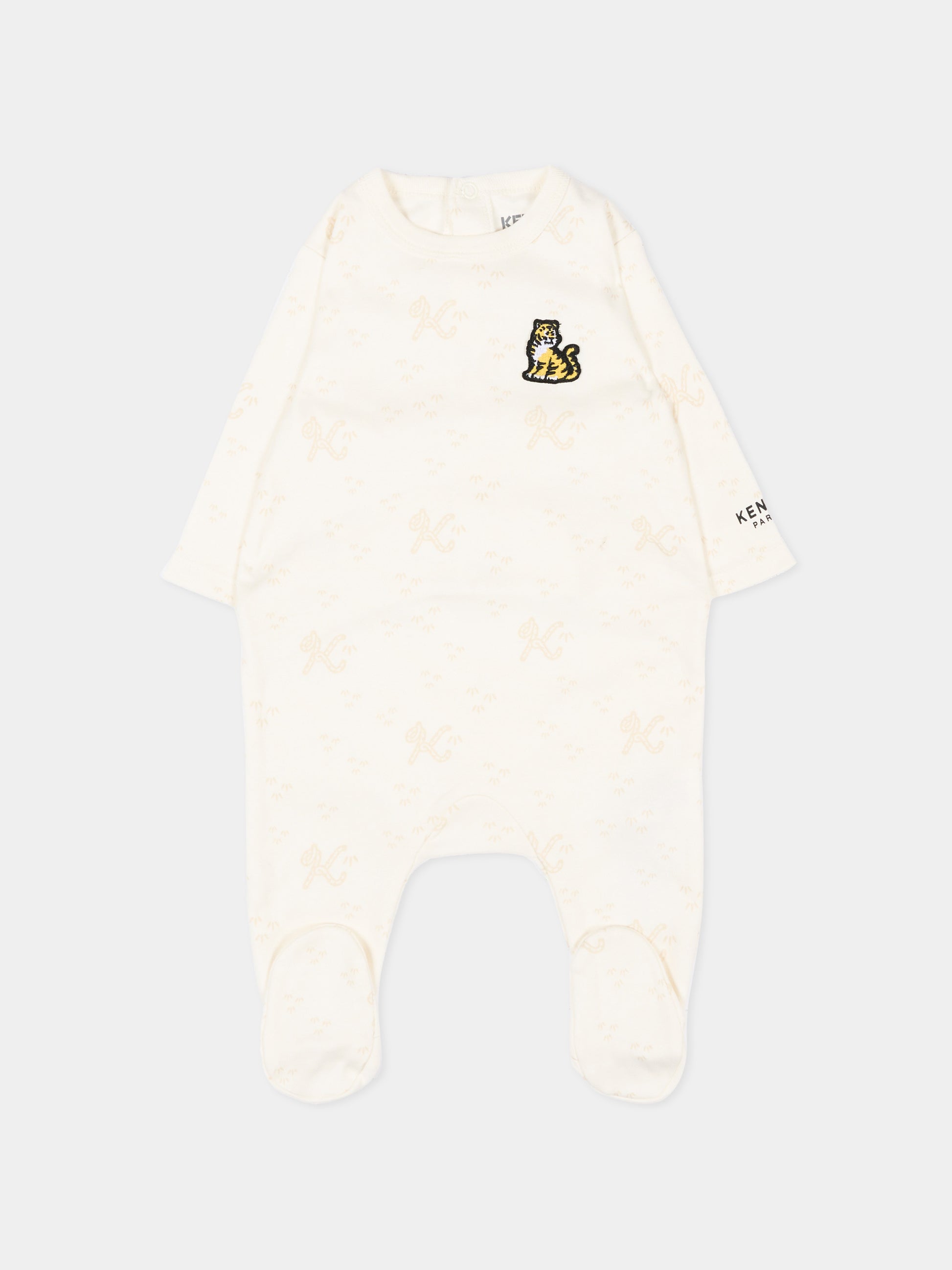 Set tutine blu per neonato con logo,Kenzo Kids,K61616 095