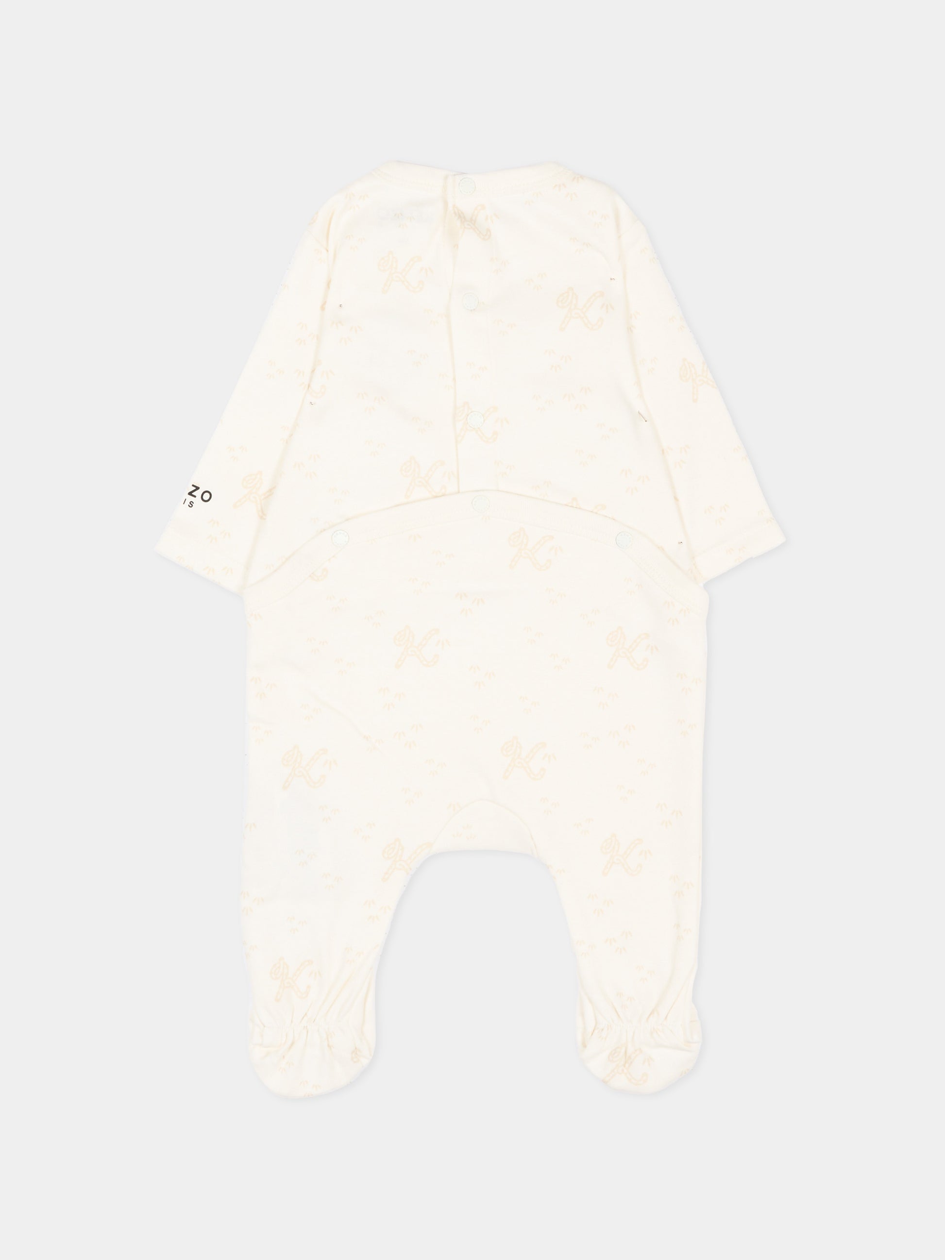 Set tutine blu per neonato con logo,Kenzo Kids,K61616 095