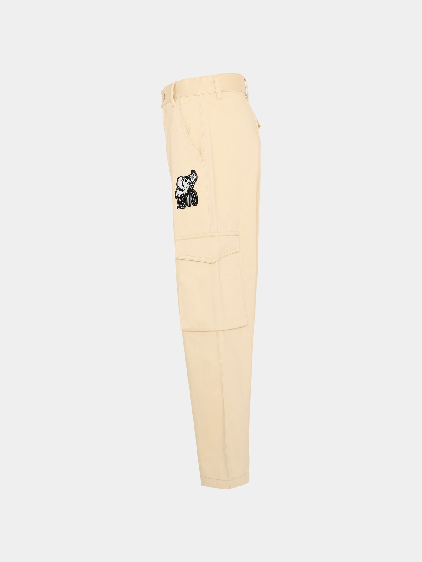 Pantalone beige per bambini con tasche cargo,Kenzo Kids,K61630 255