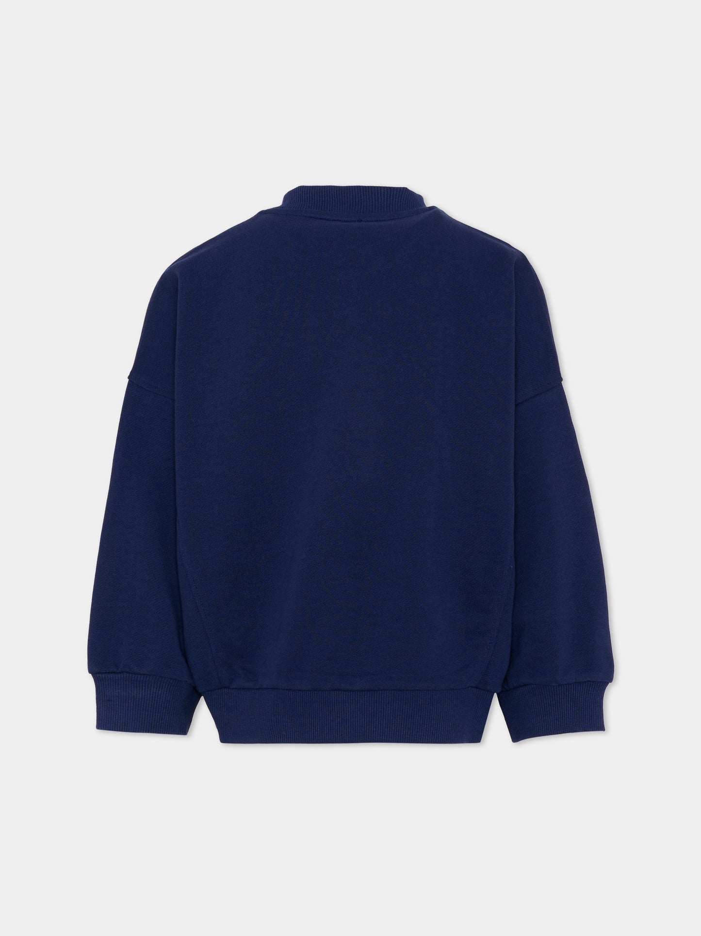 Felpa blu per bambini con logo Tiger,Kenzo Kids,K61798 84N