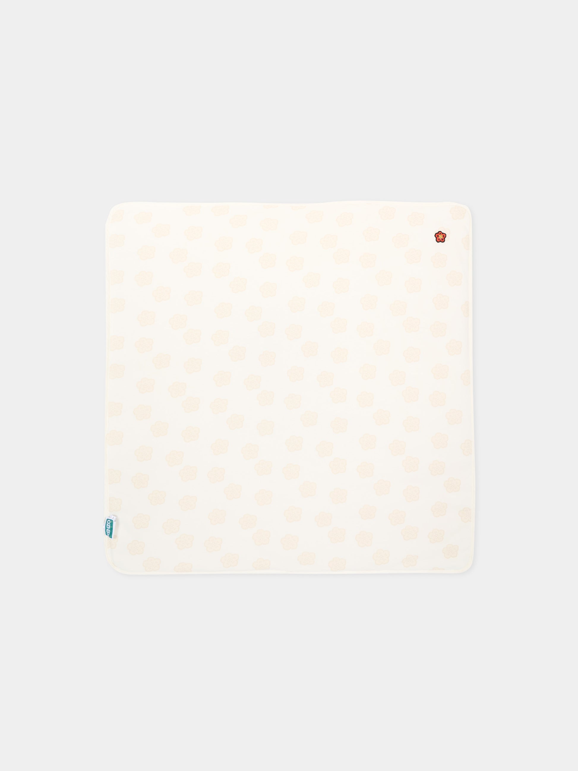 Coperta avorio per neonati con fiore Boke,Kenzo Kids,K61826 117