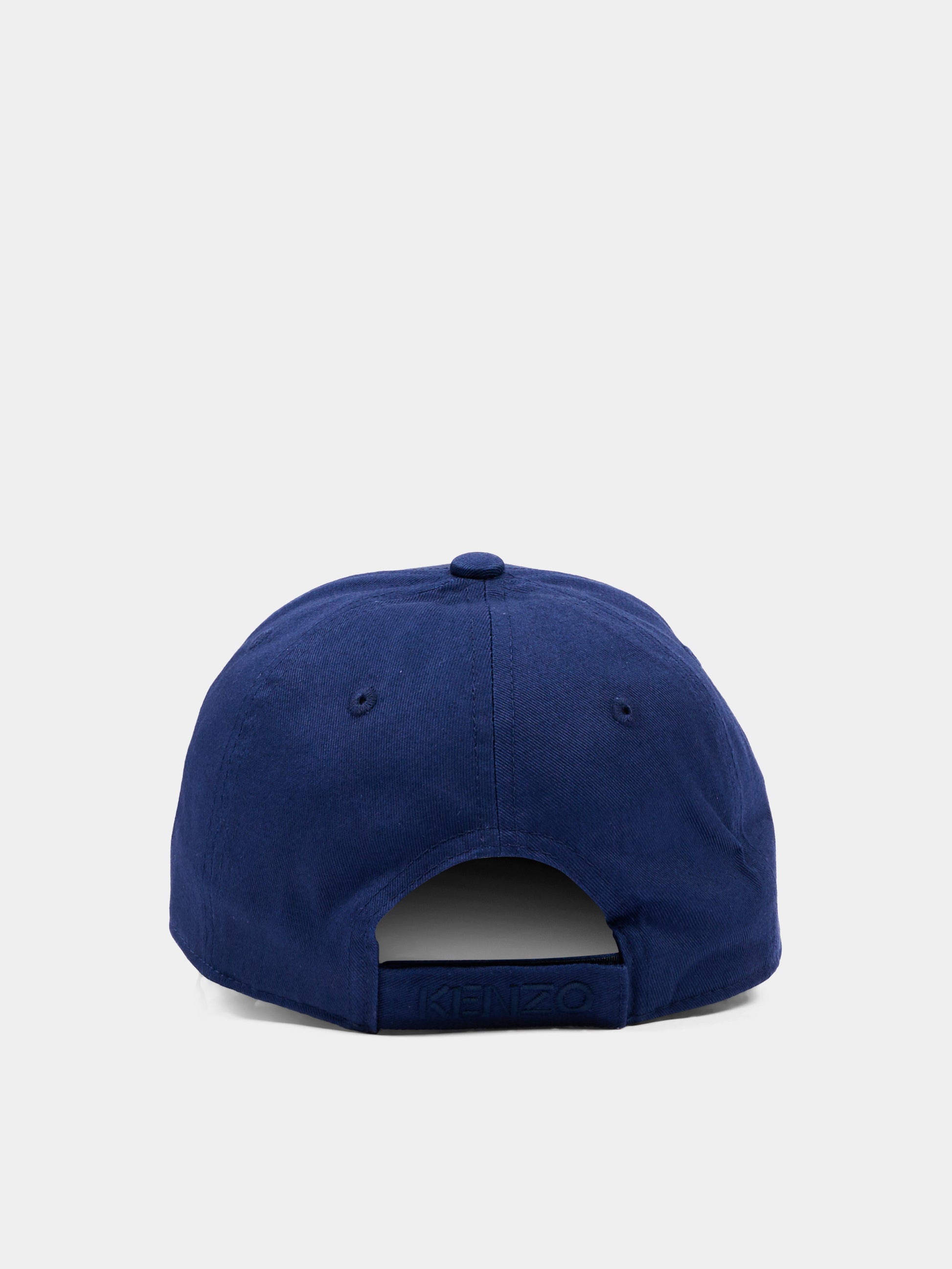 Cappello blu per bambini con logo Tiger,Kenzo Kids,K61831 84N