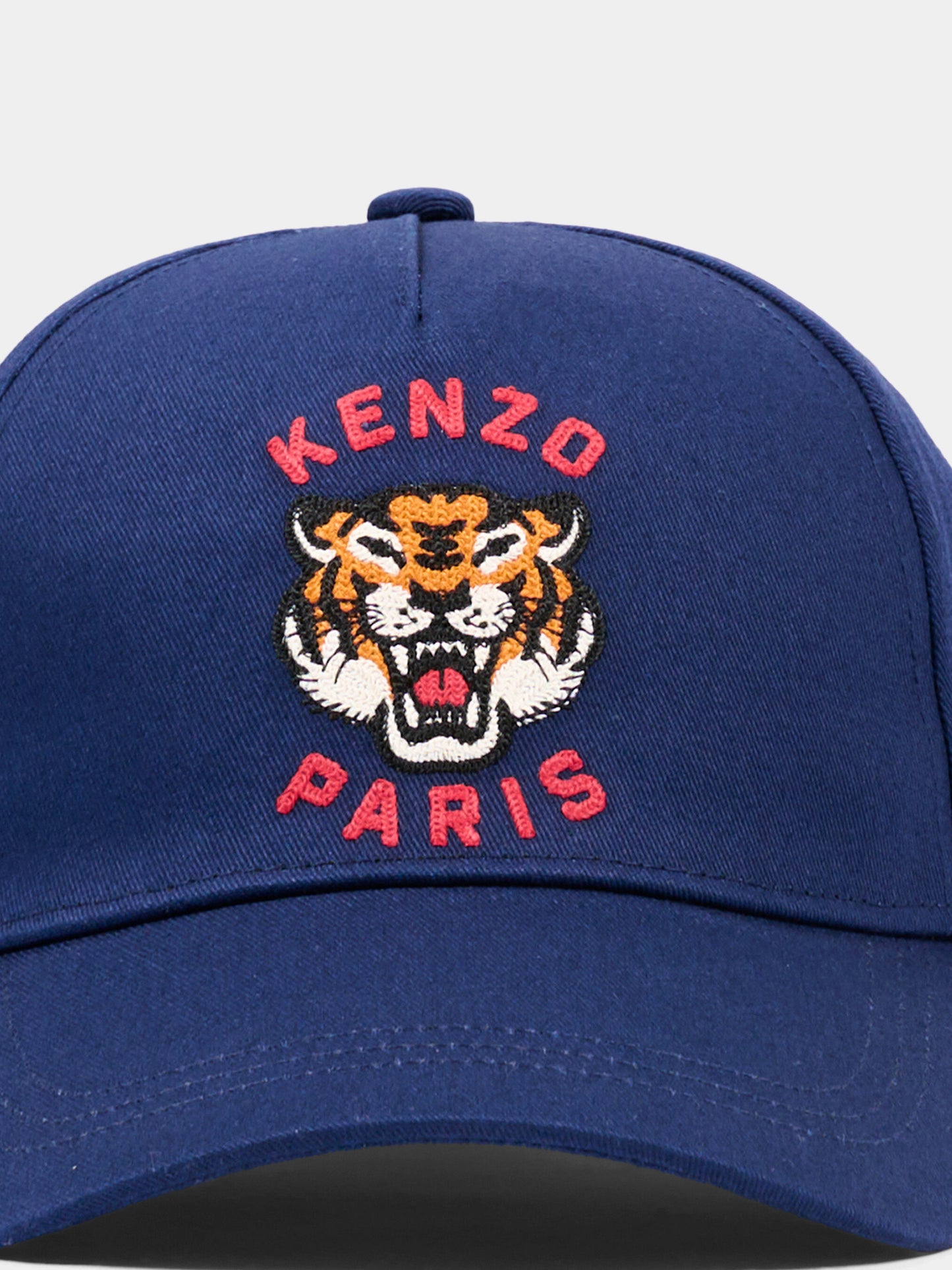 Cappello blu per bambini con logo Tiger,Kenzo Kids,K61831 84N