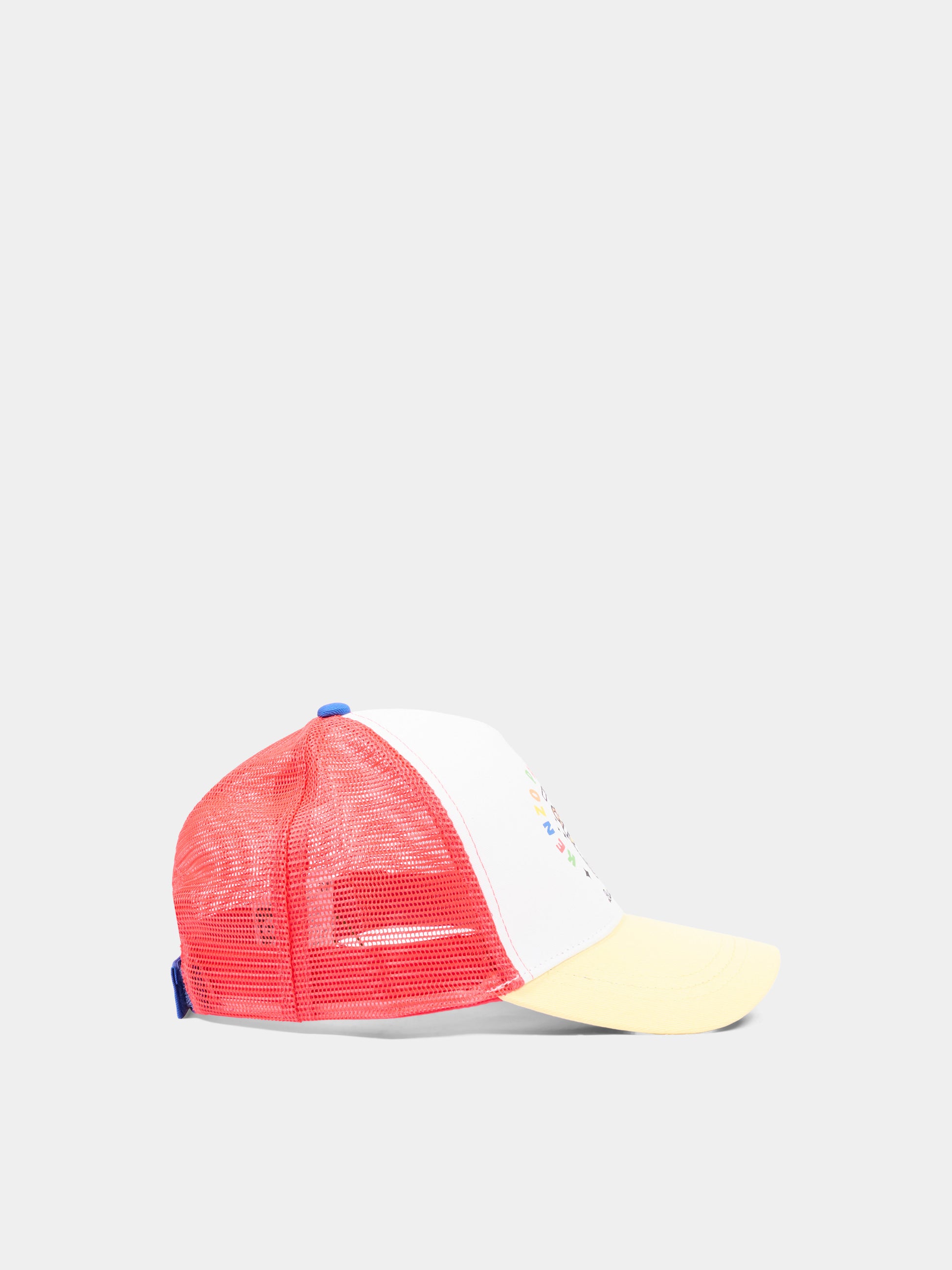 Cappello multicolor per bambini con logo,Kenzo Kids,K61833 117