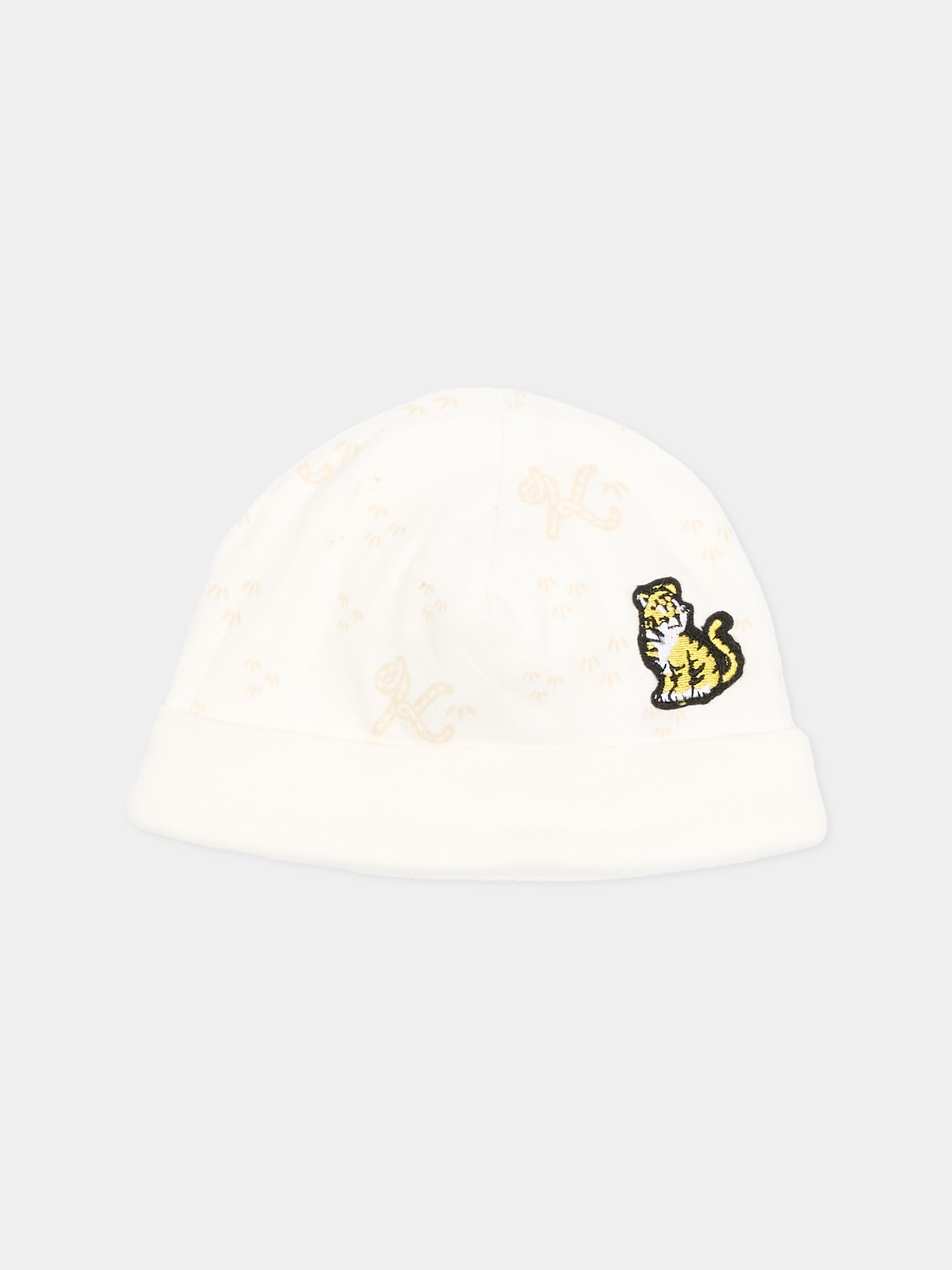 Set tutina avorio per neonati con logo,Kenzo Kids,K61857 117