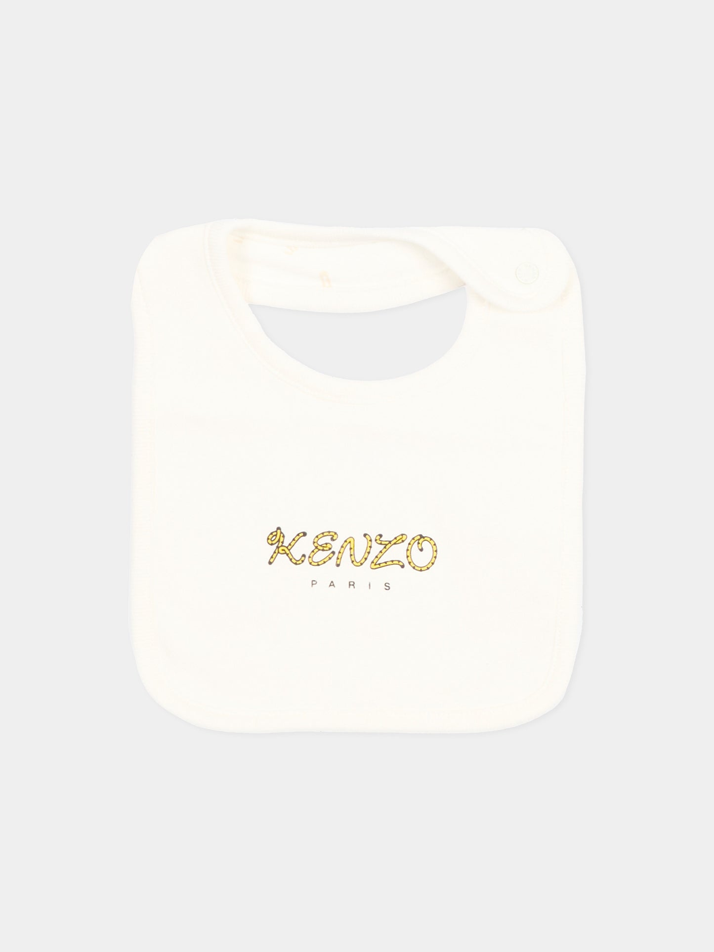 Set tutina avorio per neonati con logo,Kenzo Kids,K61857 117