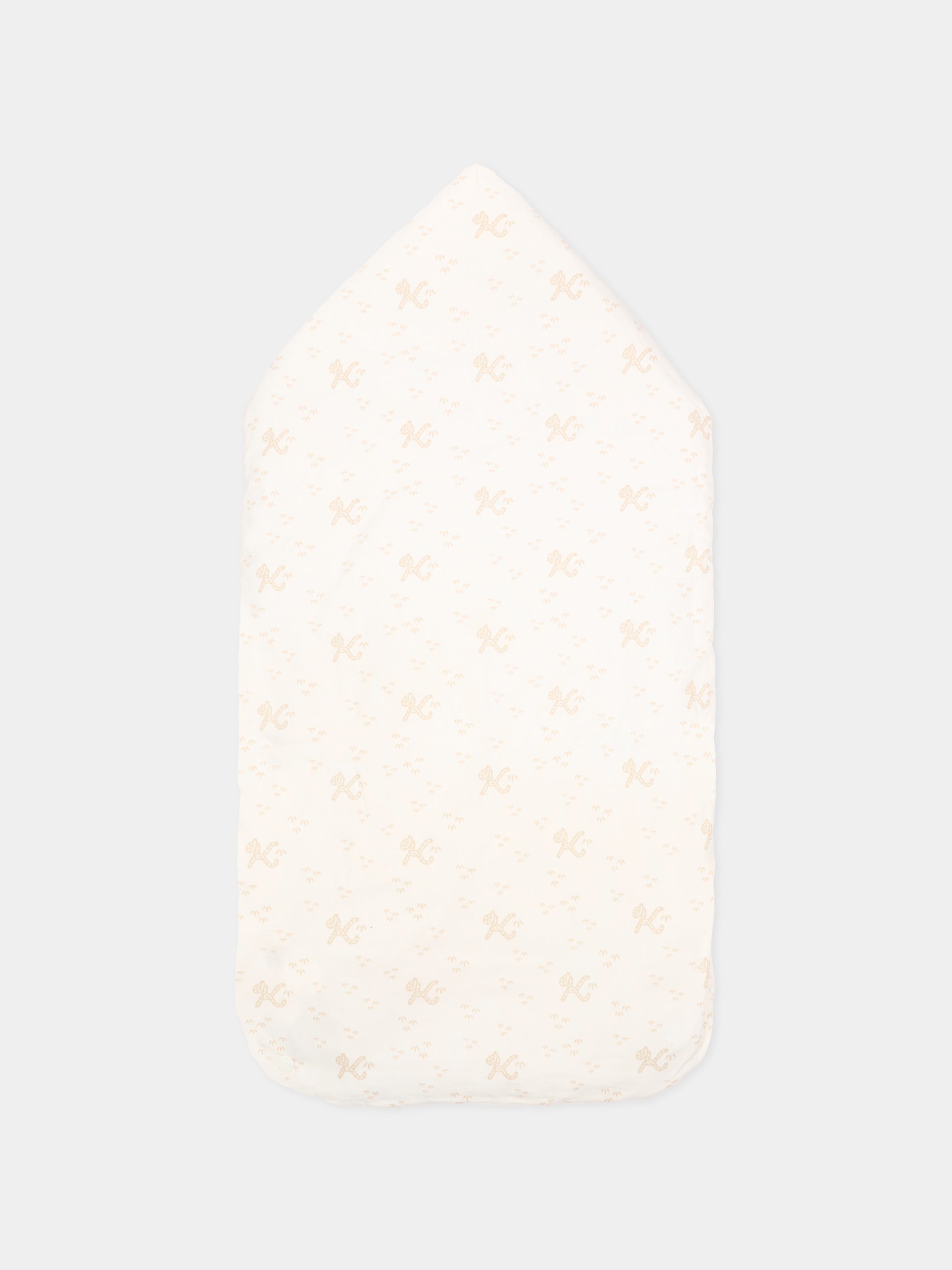 Sacco nanna avorio per neonati con logo tigre,Kenzo Kids,K61859 117