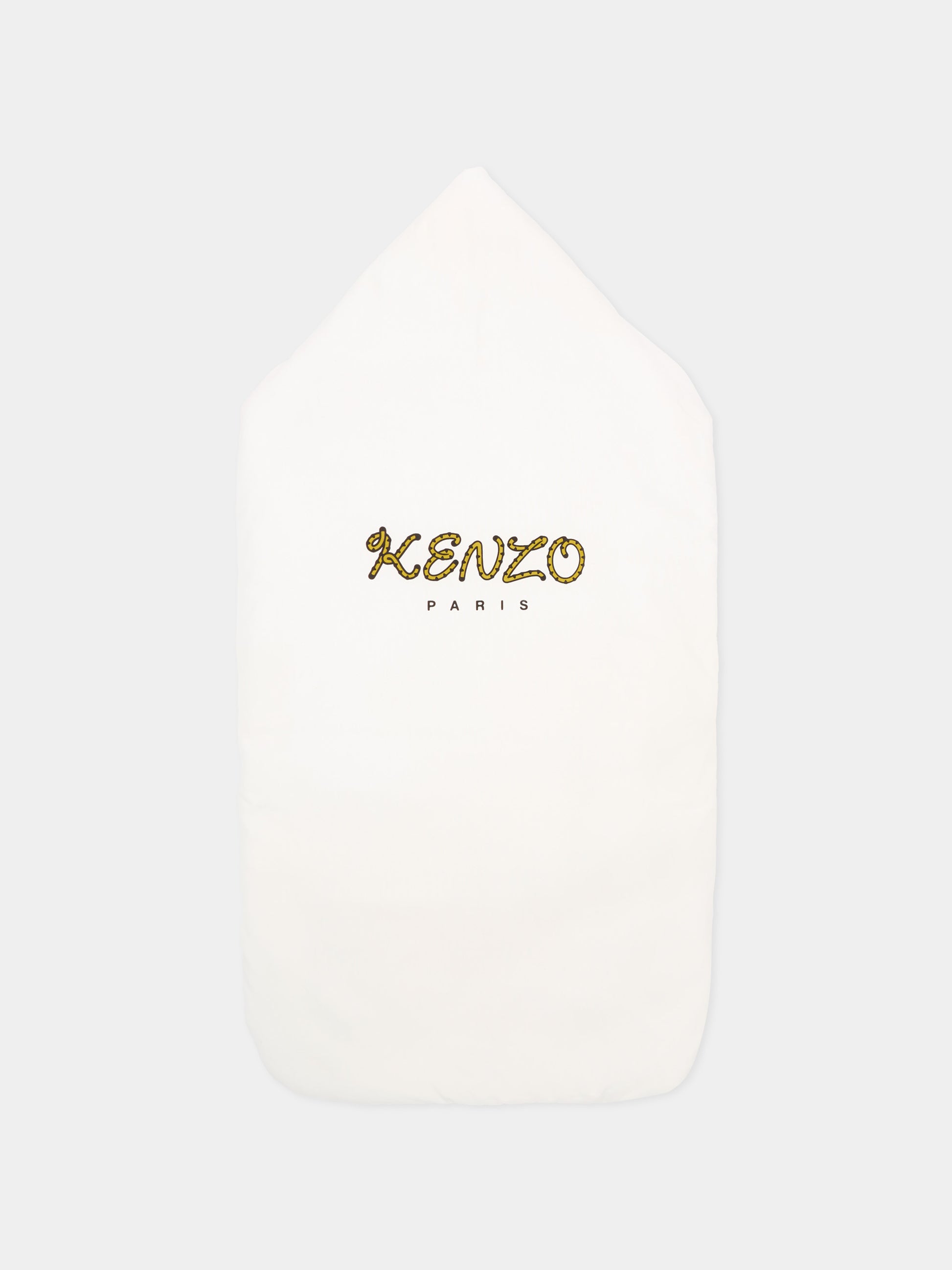 Sacco nanna avorio per neonati con logo tigre,Kenzo Kids,K61859 117