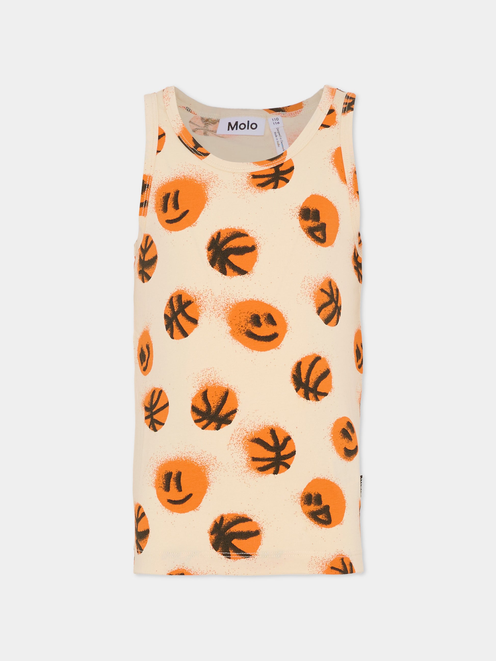 Set canottiere Jayden multicolor per bambino con palla da basket,Molo,1S26Q101 9750