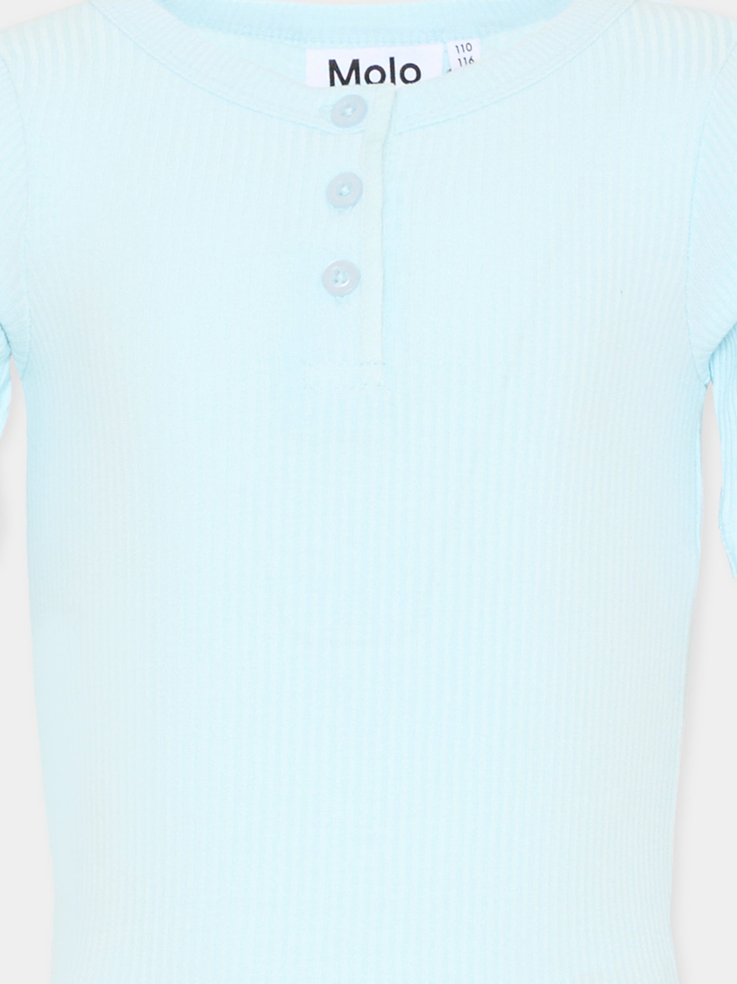 T-shirt celeste Rosey per bambina,Molo,2S26A205 5646